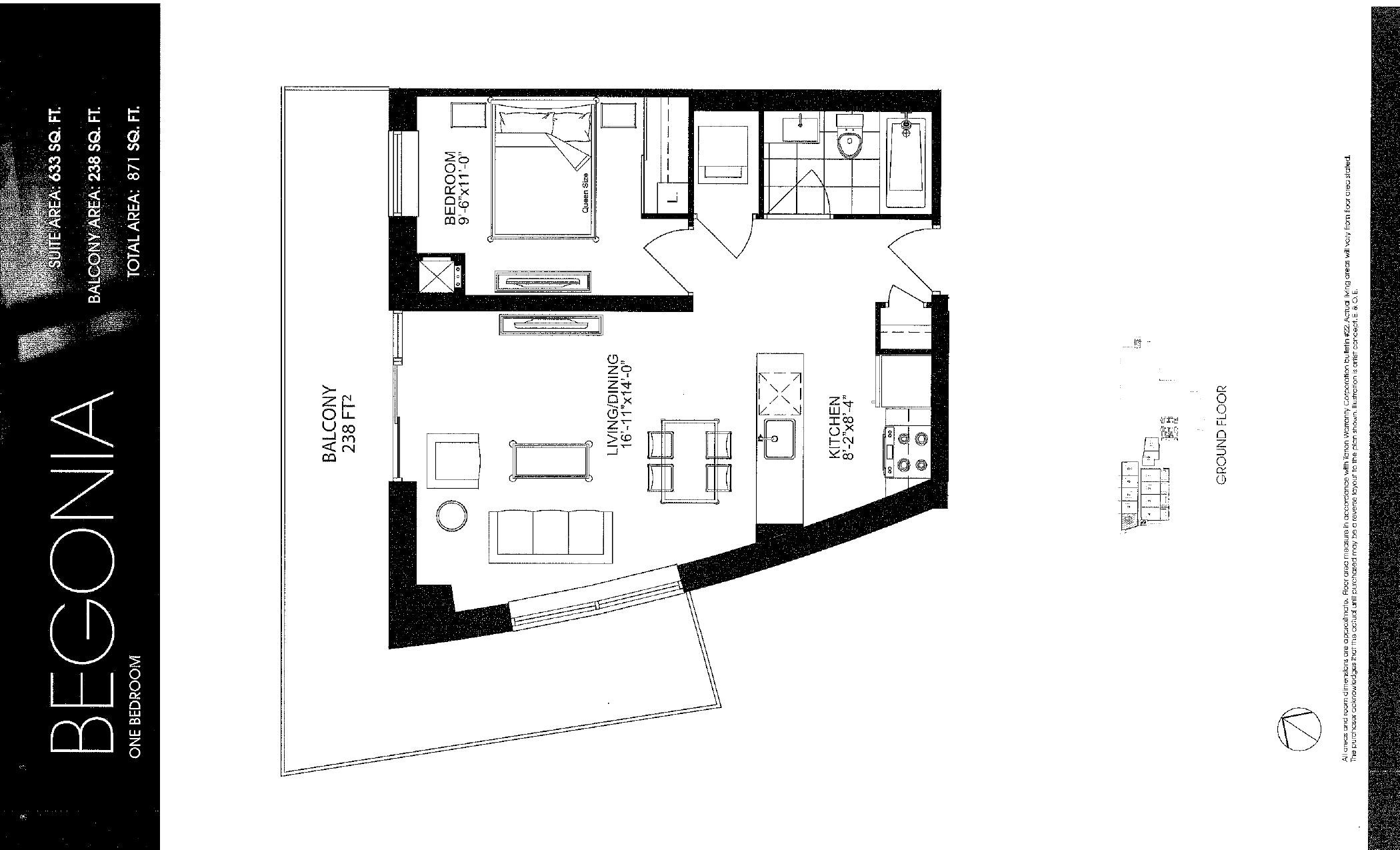 Begonia floor plan