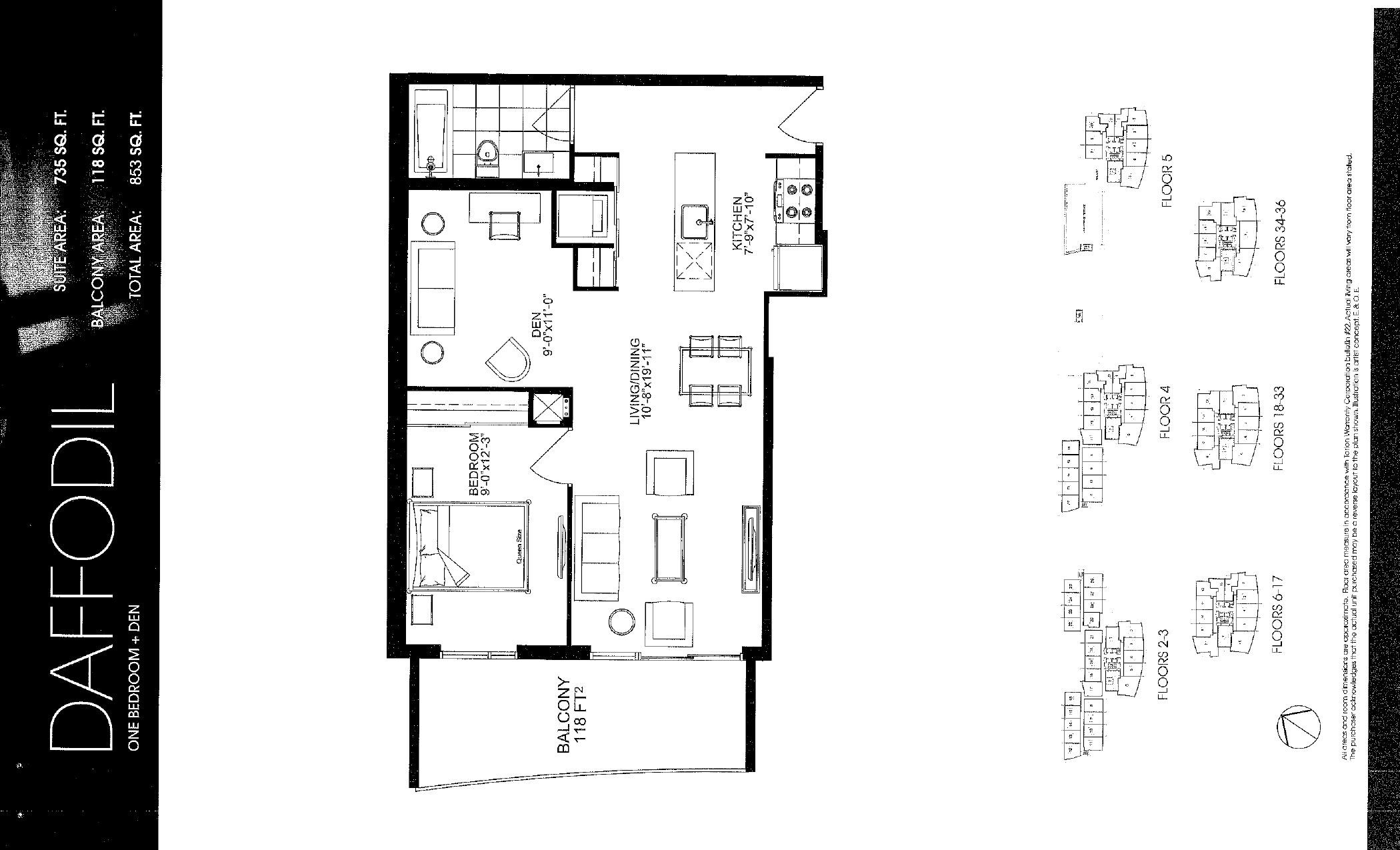 Daffodil floor plan
