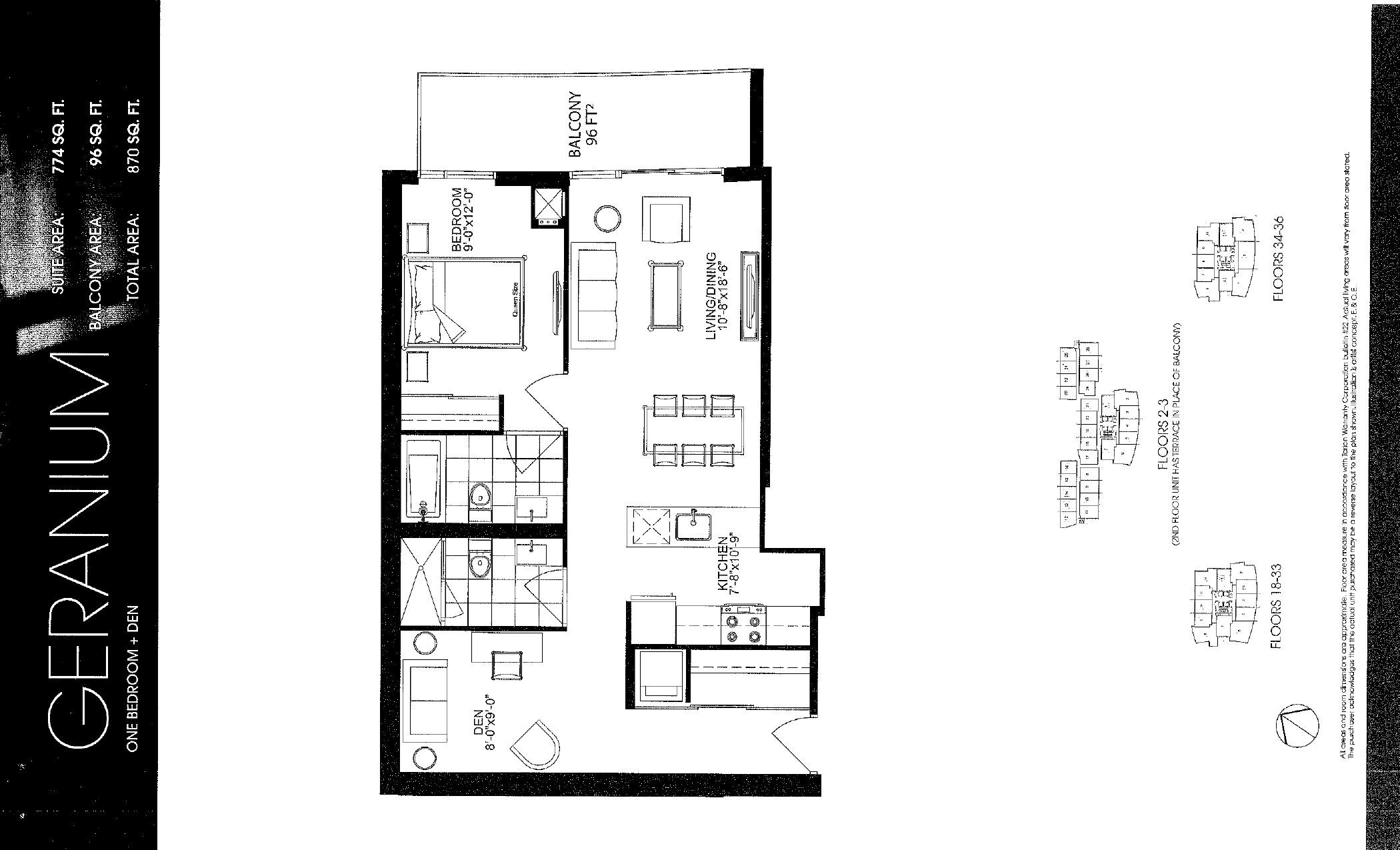 Geranium floor plan