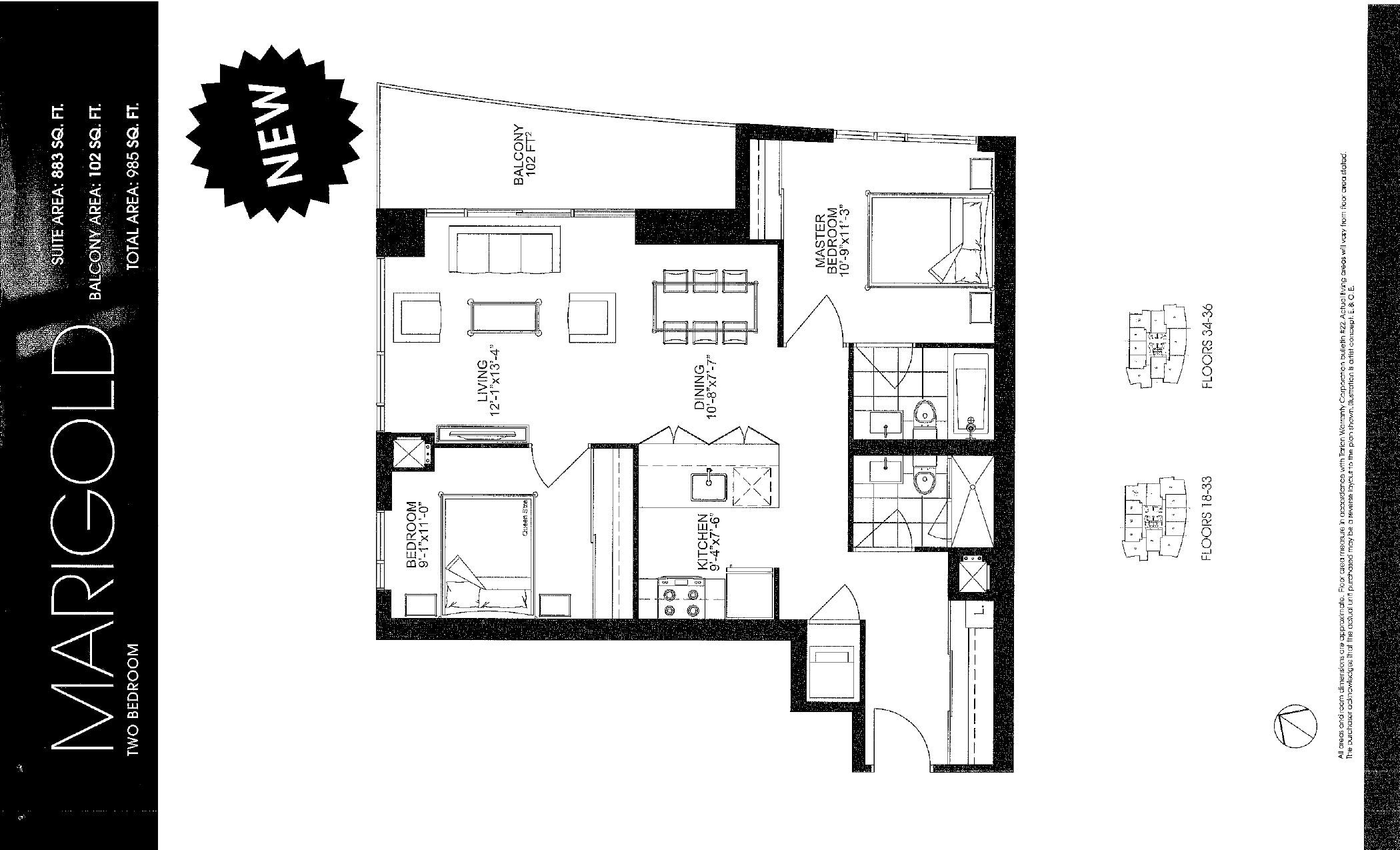 Marigold floor plan