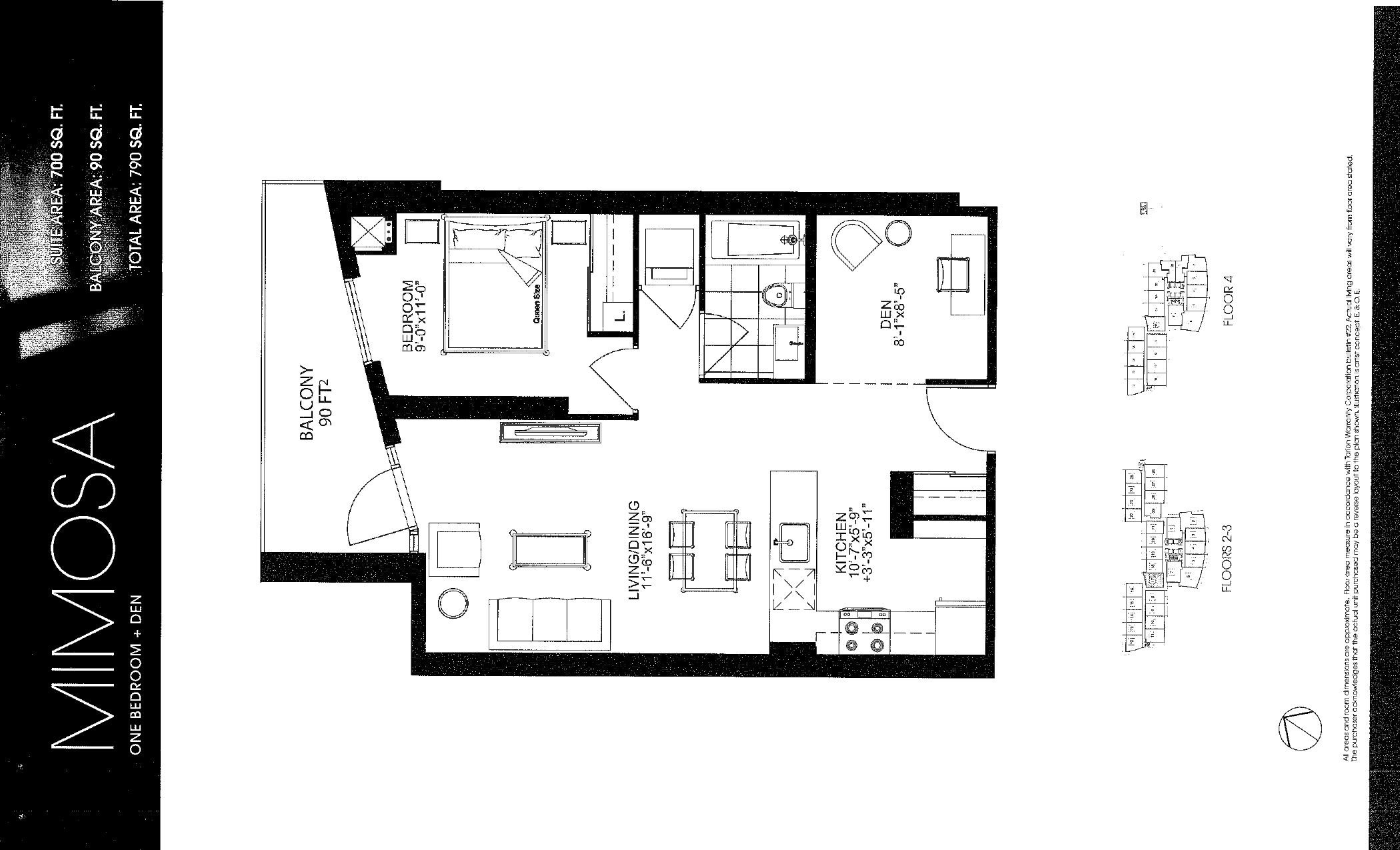 Mimosa floor plan