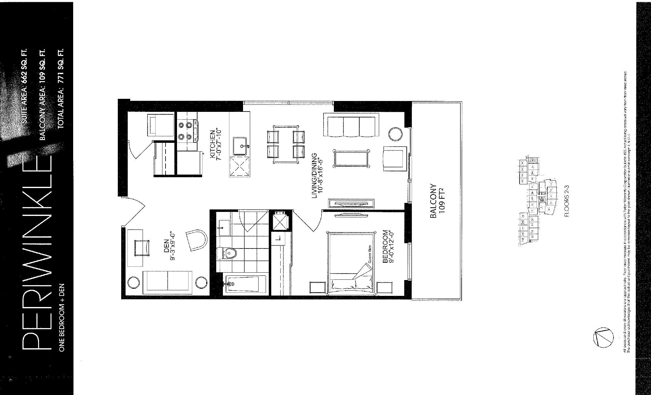 Periwinkle floor plan