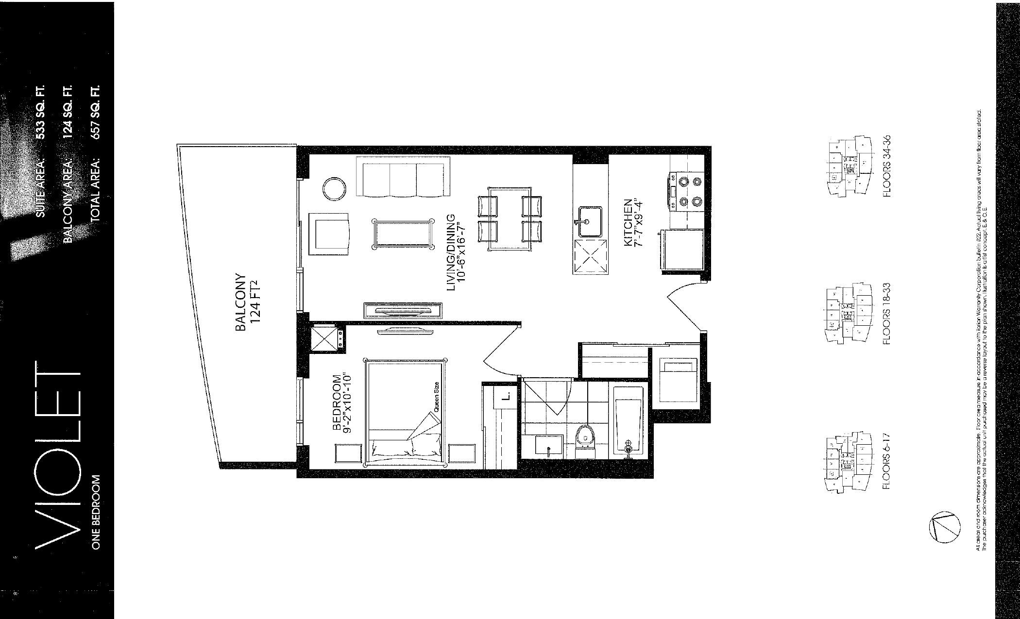 Violet floor plan