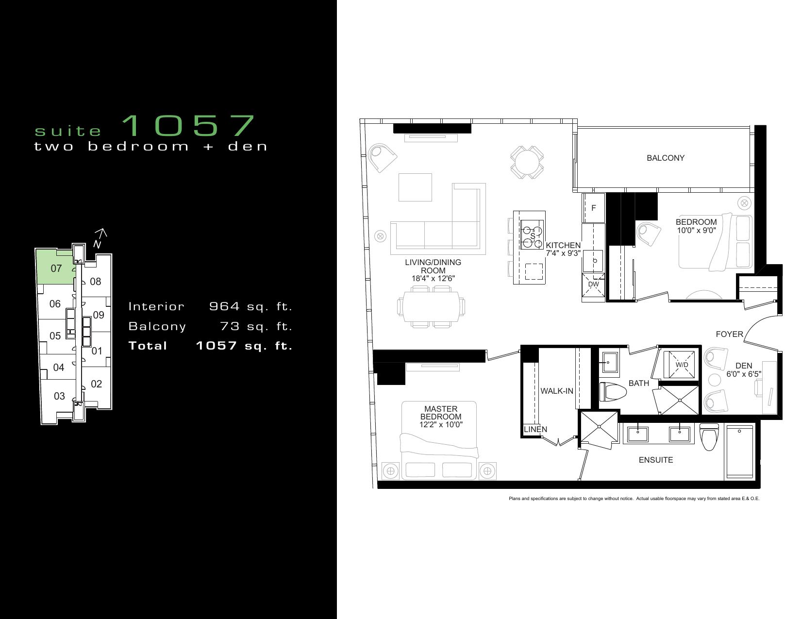 Suite 1057 floor plan