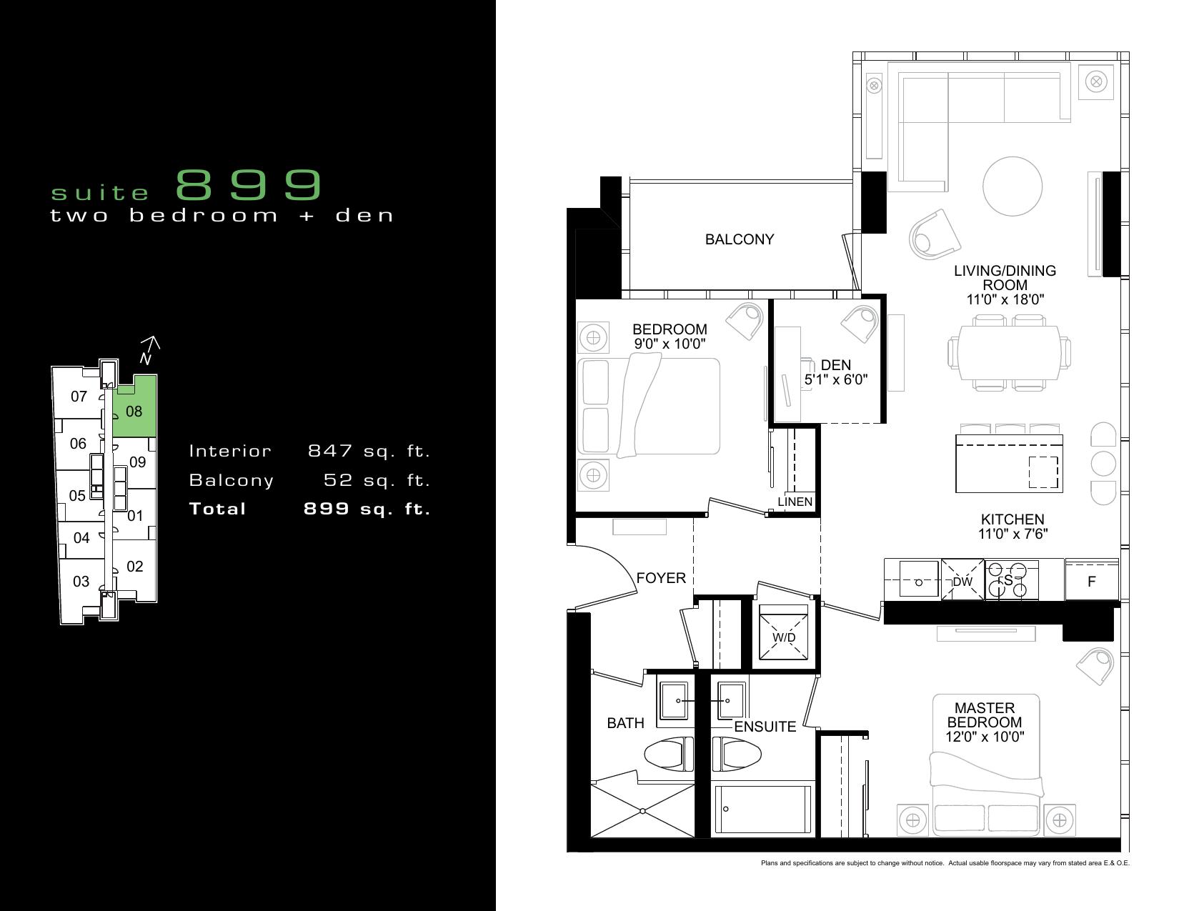 Suite 899 floor plan