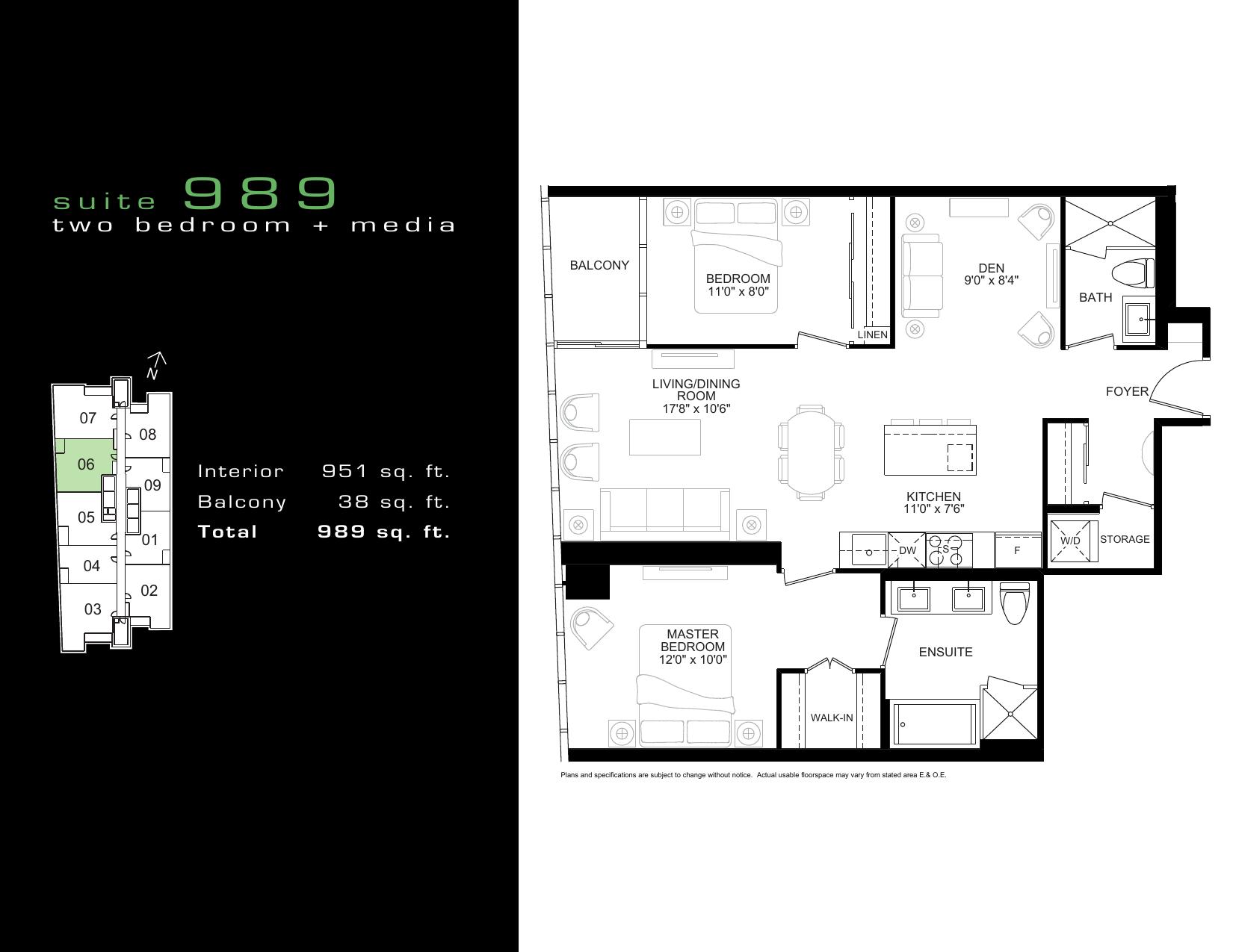 Suite 989 floor plan