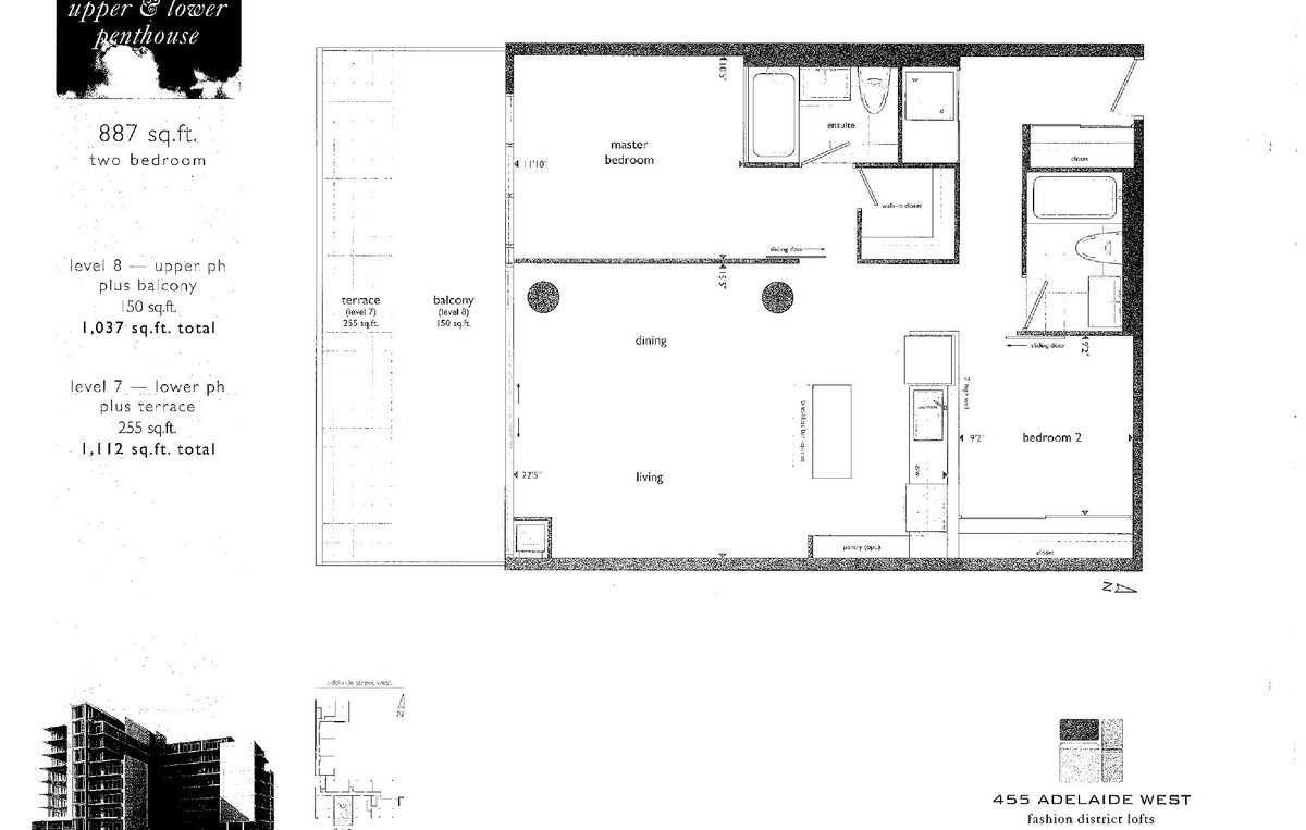 Upper & Lower Penthouse B floor plan