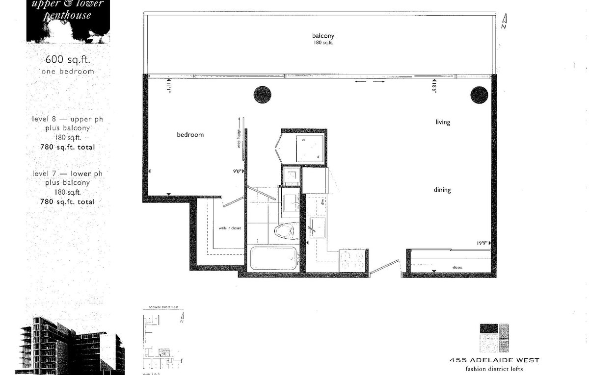 Upper & Lower Penthouse D floor plan