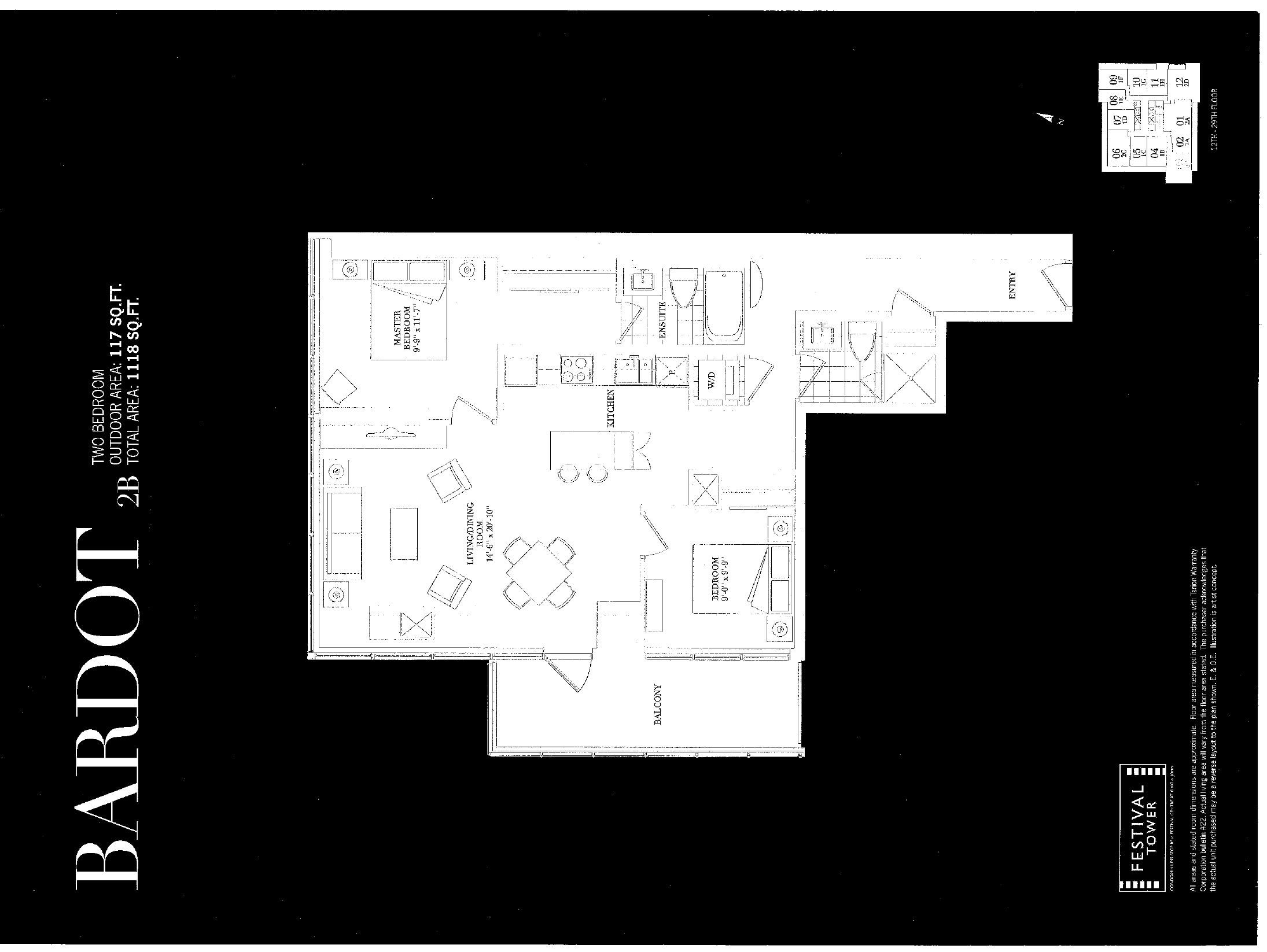 Bardot floor plan