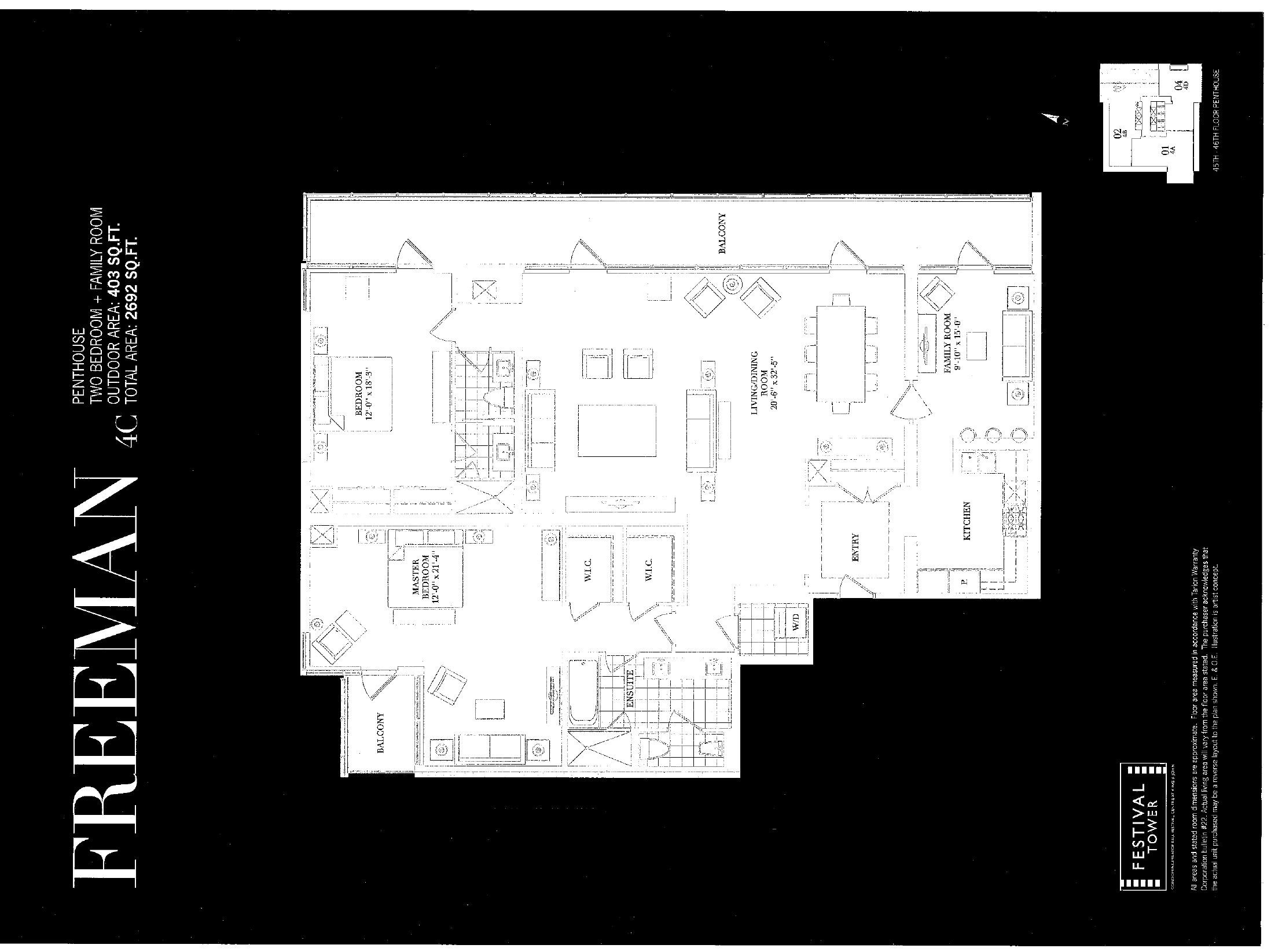 Freeman floor plan