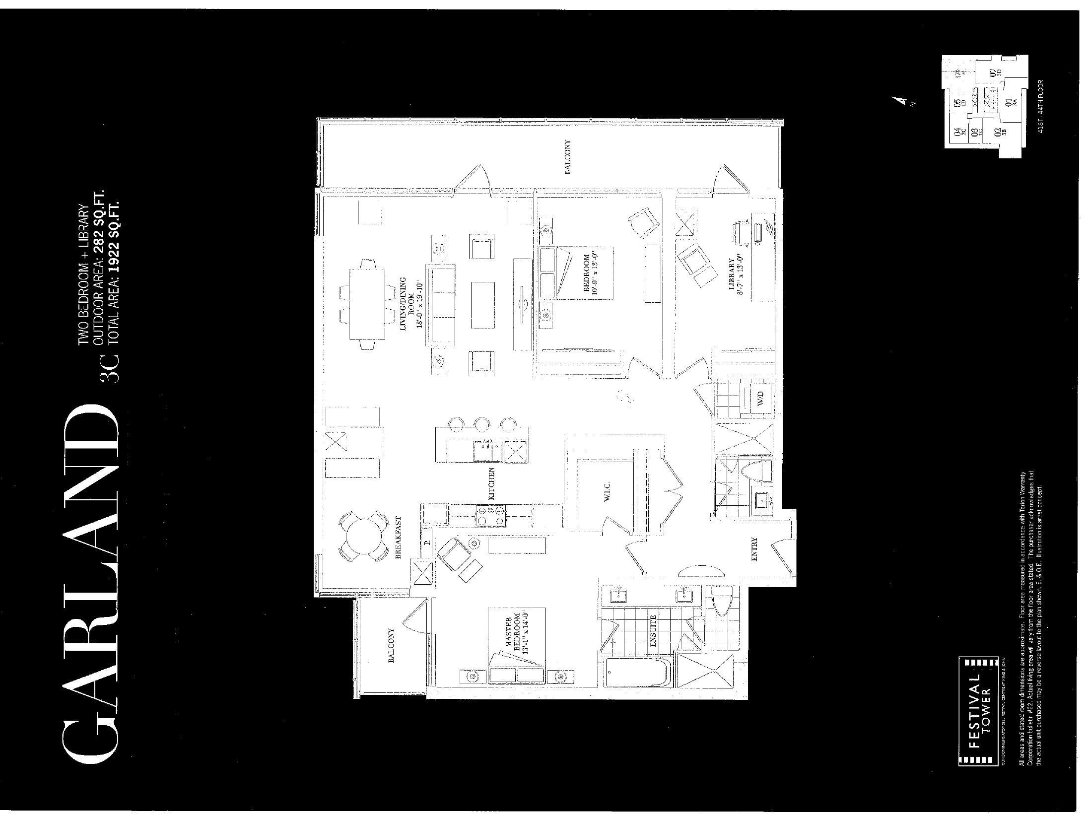 Garland floor plan