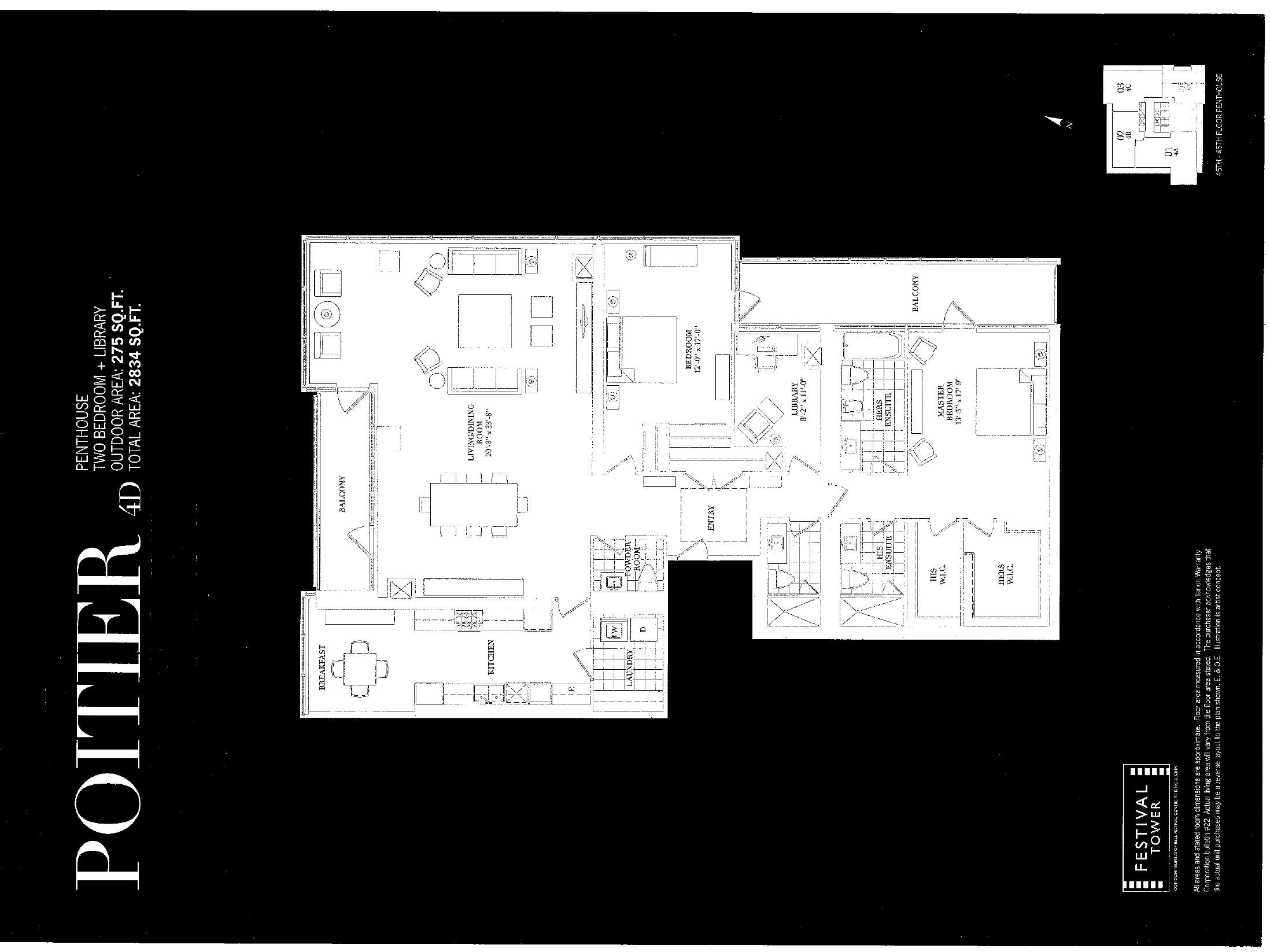 Poitier floor plan
