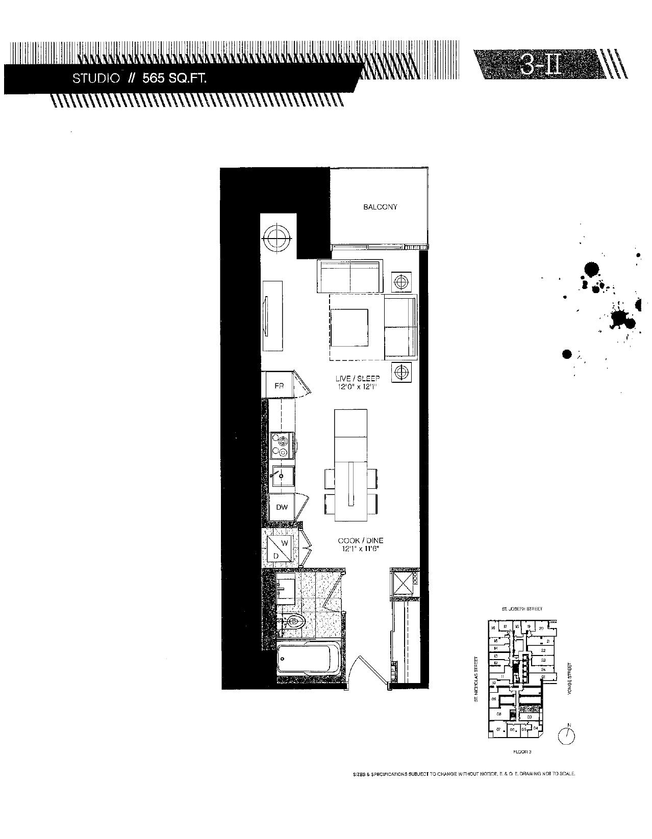 3-II floor plan