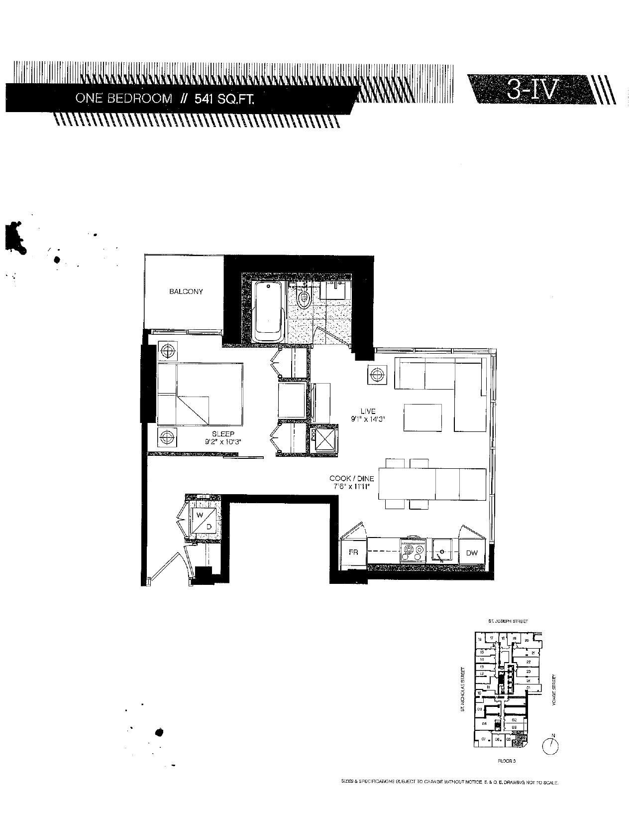 3-IV floor plan