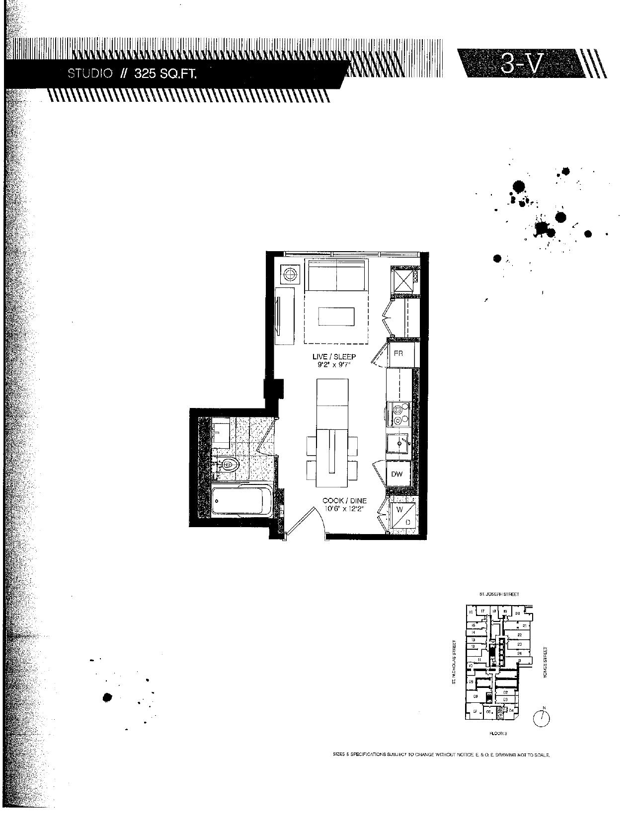 3-V floor plan