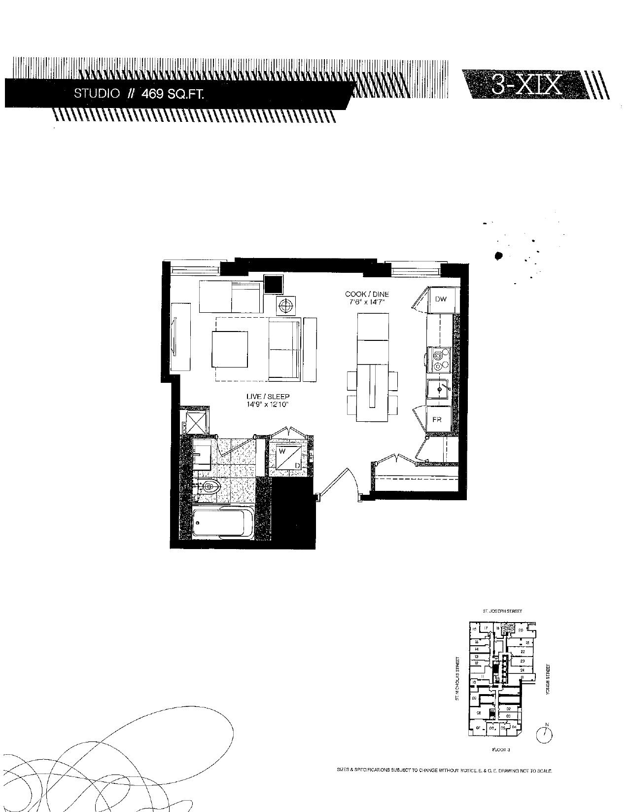 3-XIX floor plan
