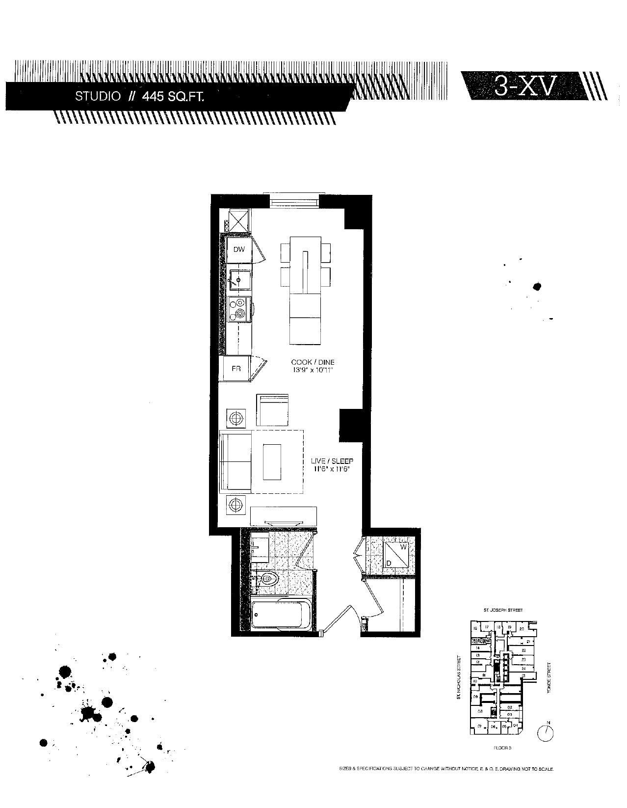3-XV floor plan