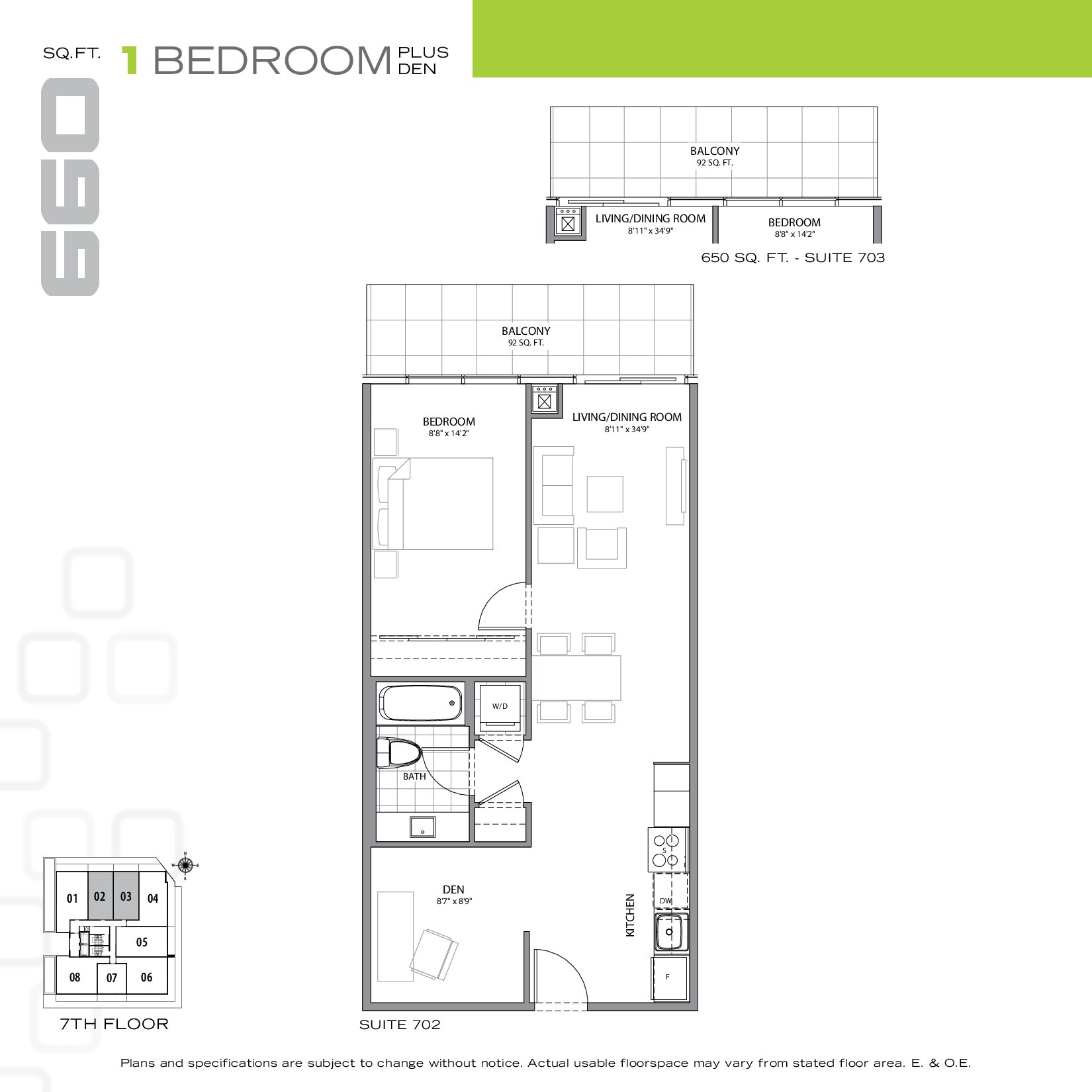 Suite 703 floor plan