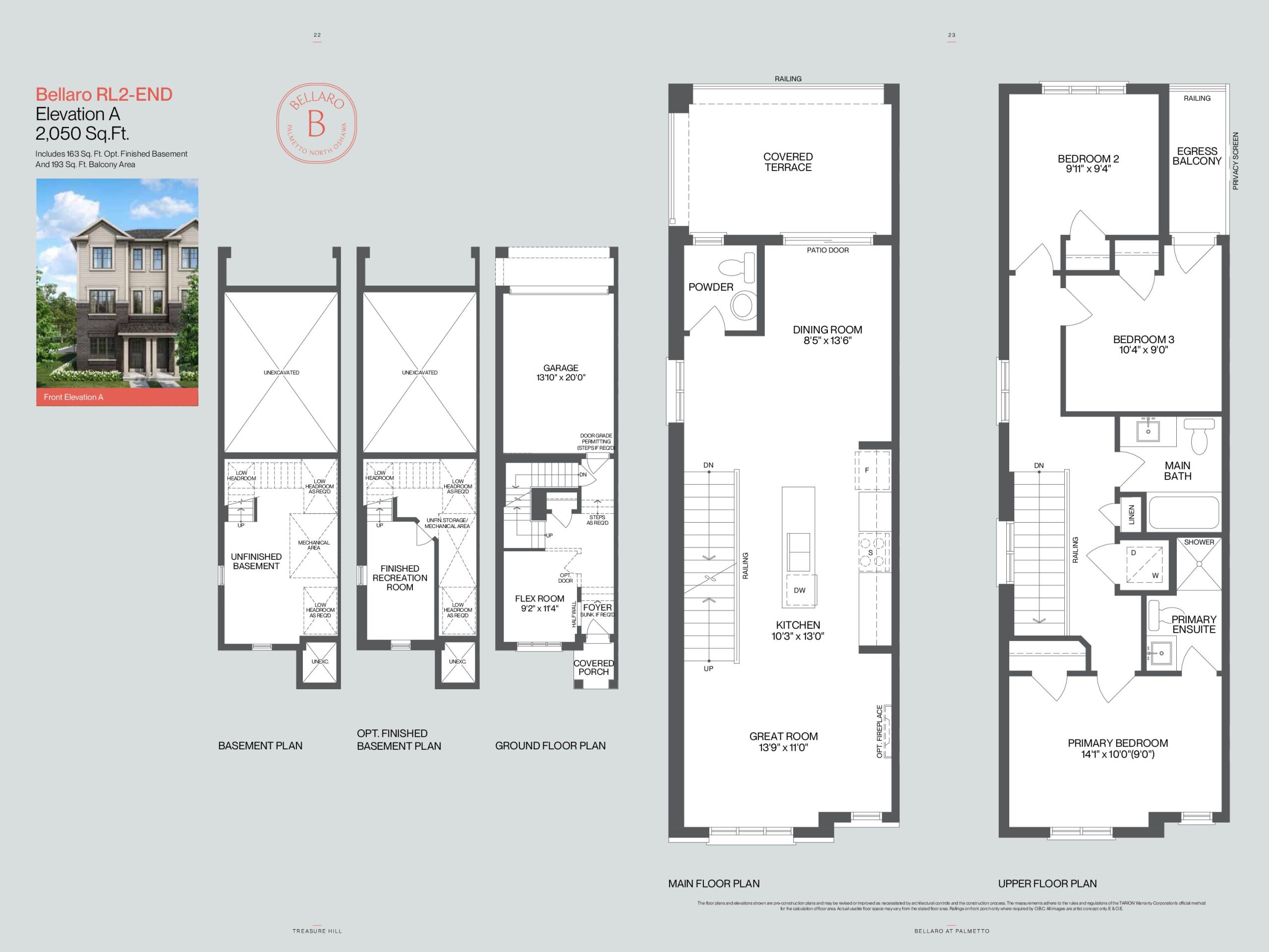 Rialto RL2 (End) floor plan