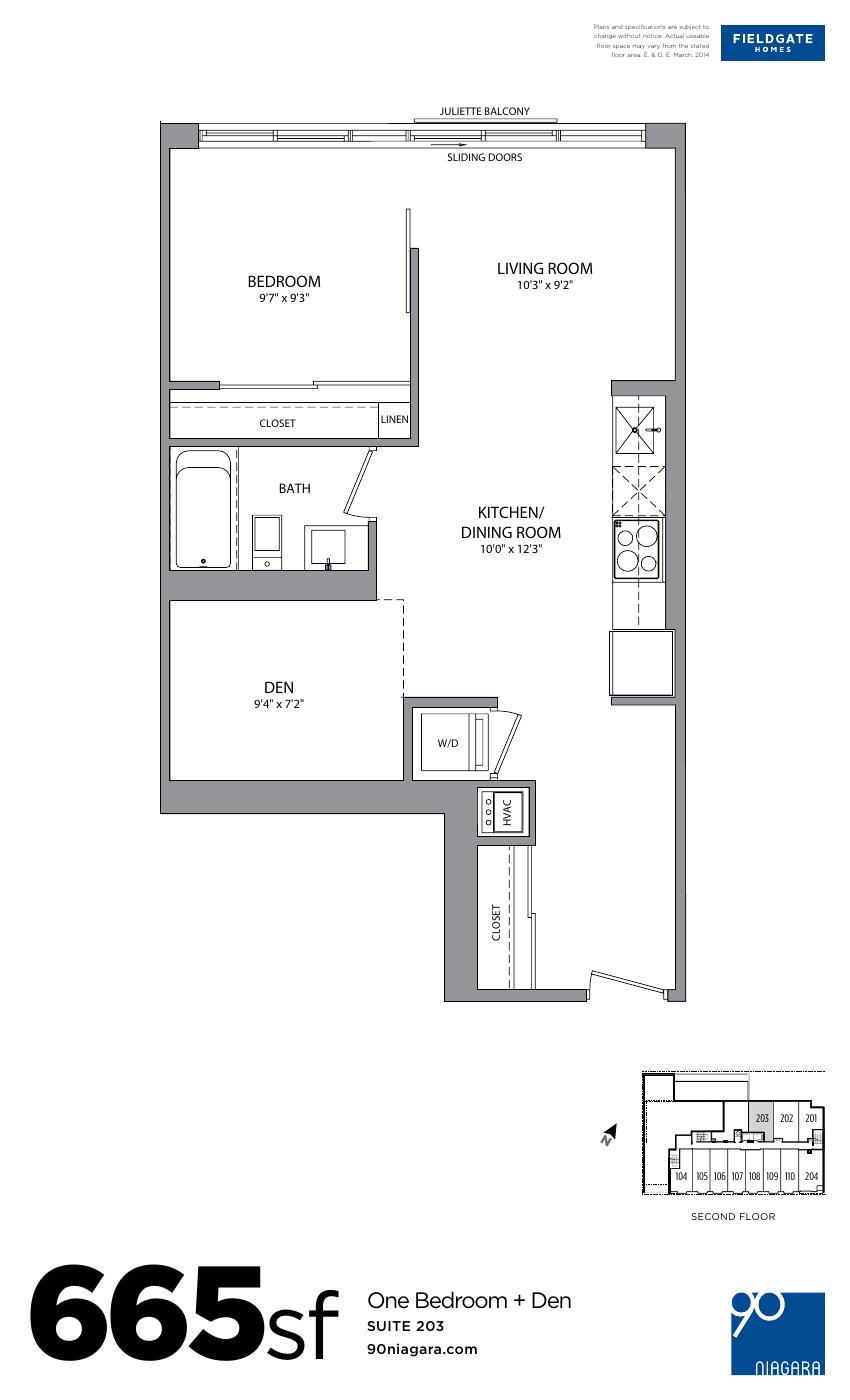Suite 203 floor plan