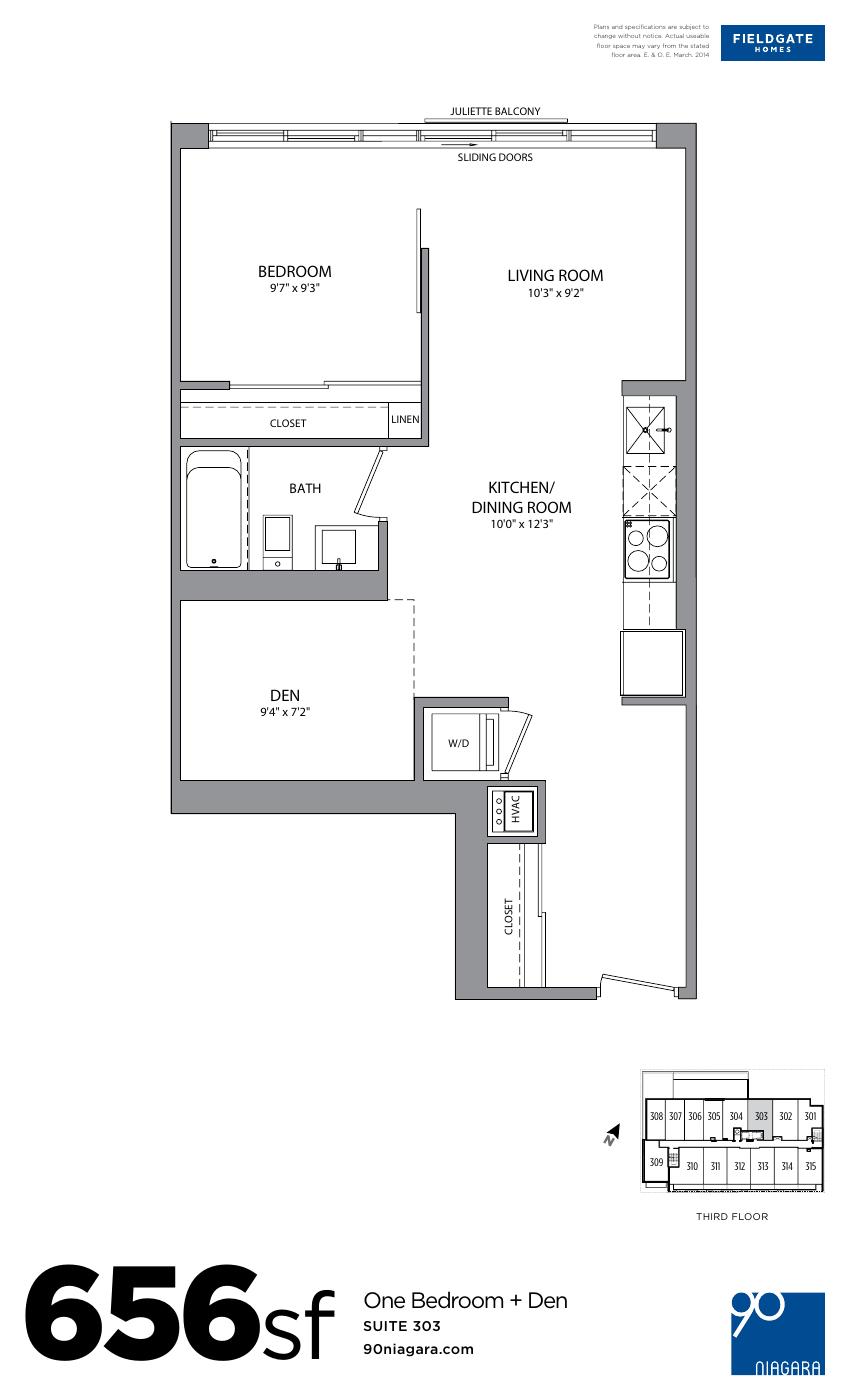 Suite 303 floor plan