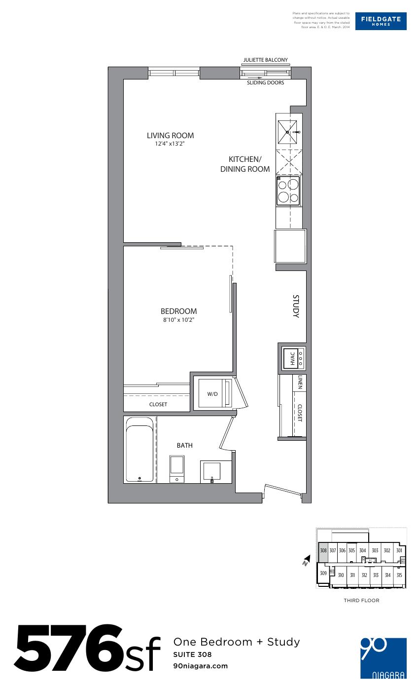 Suite 308 floor plan