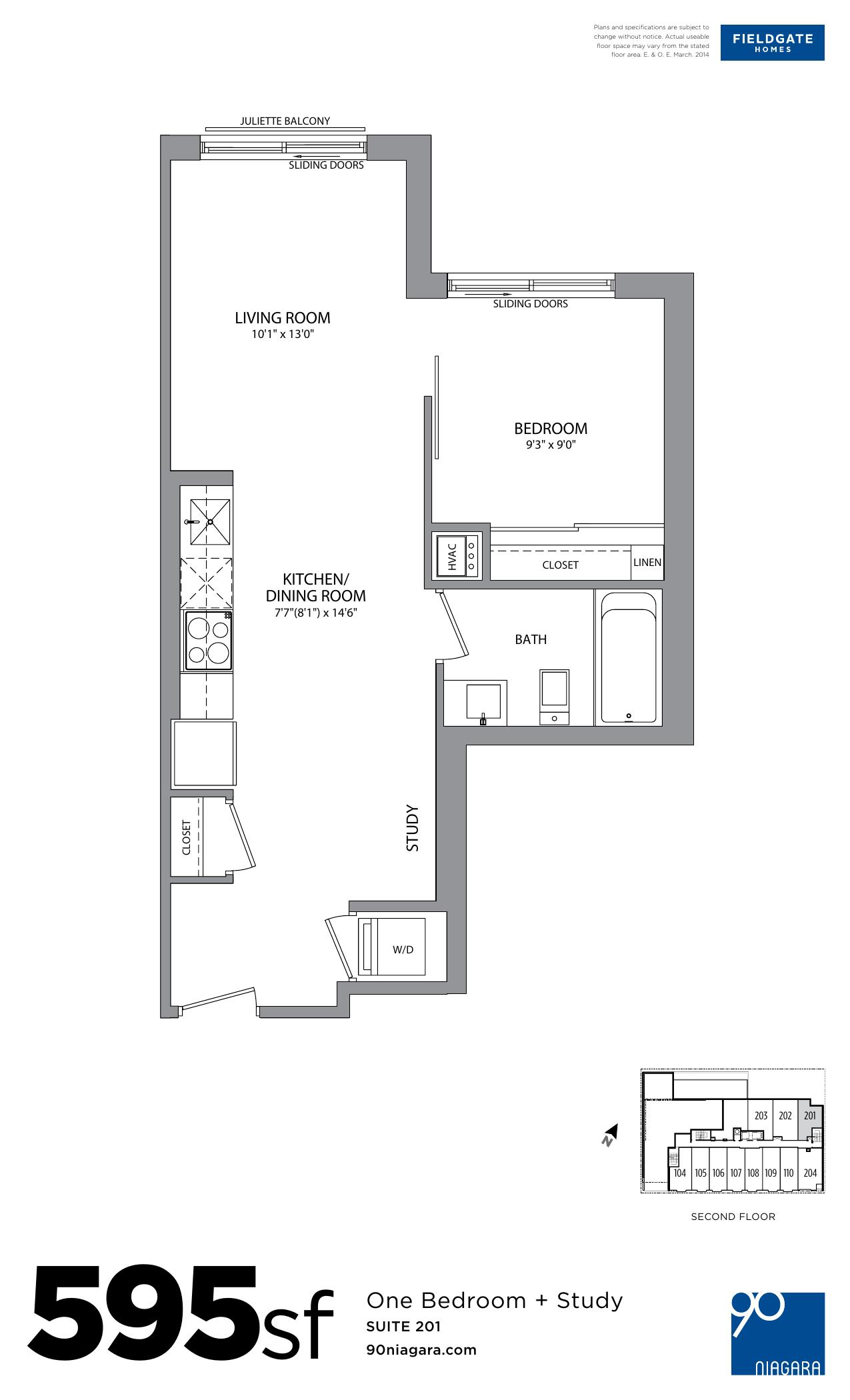 Suite 201 floor plan