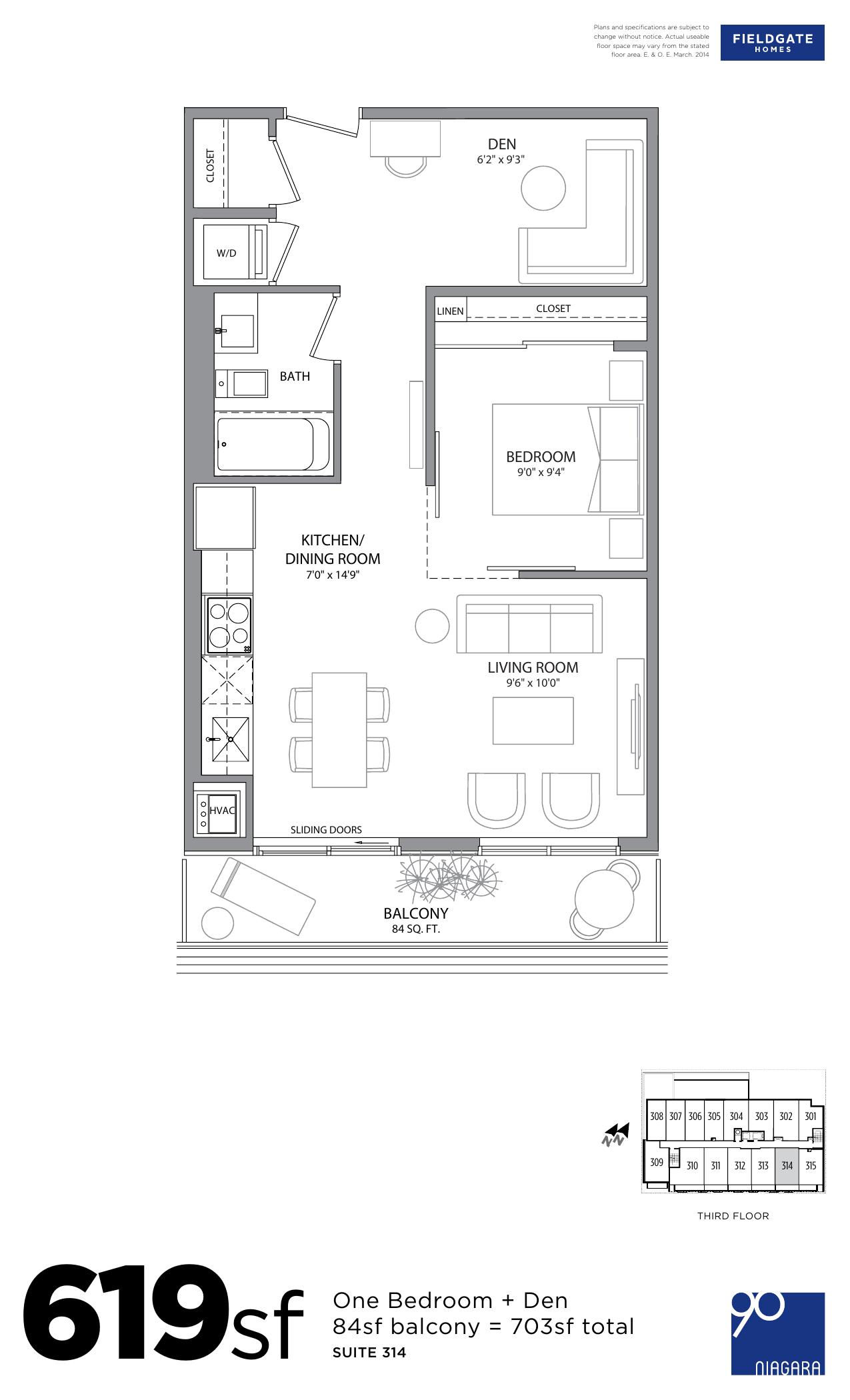 Suite 314 floor plan