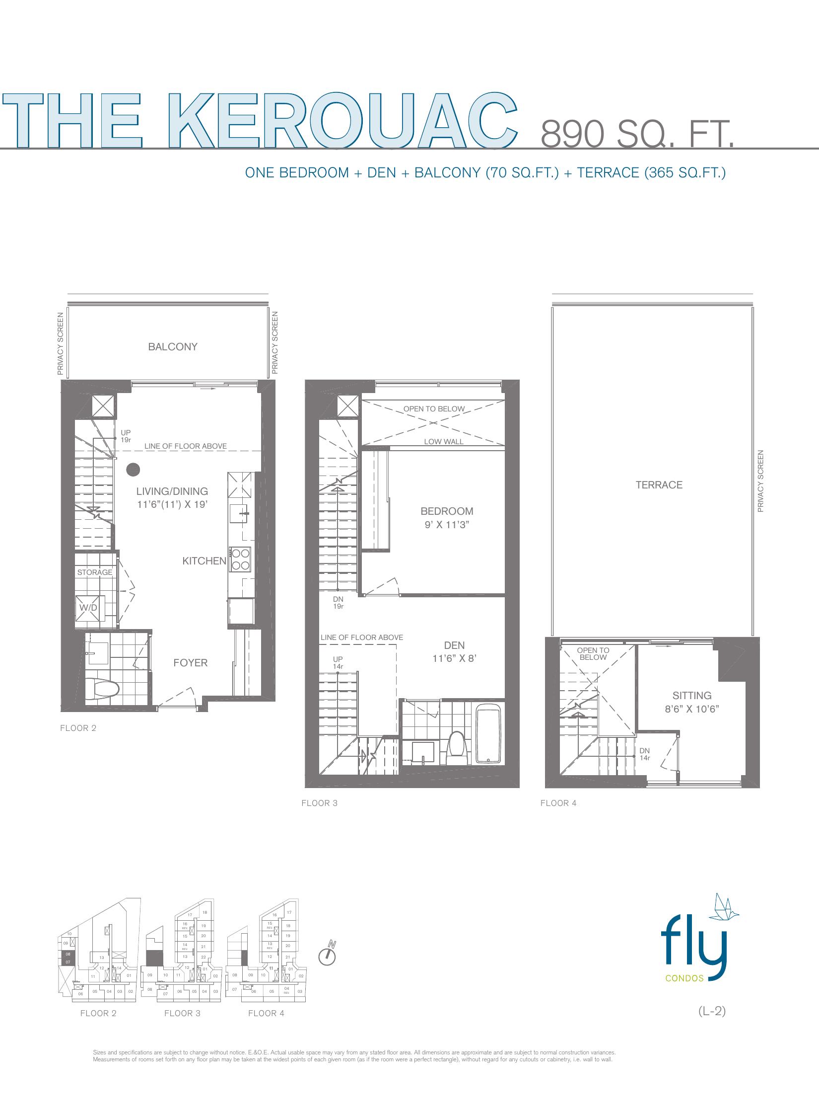 The Kerouac floor plan