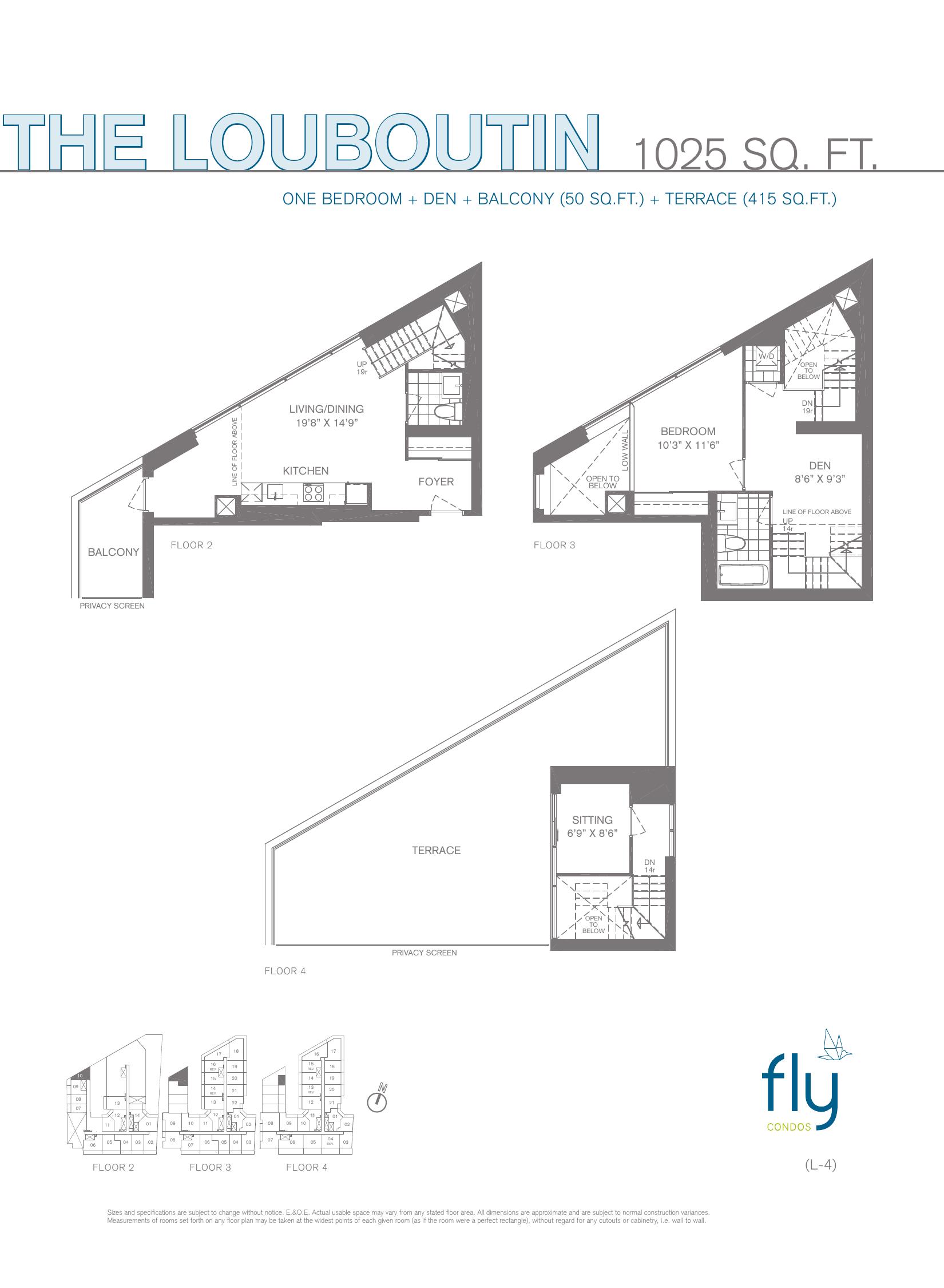 The Louboutin floor plan