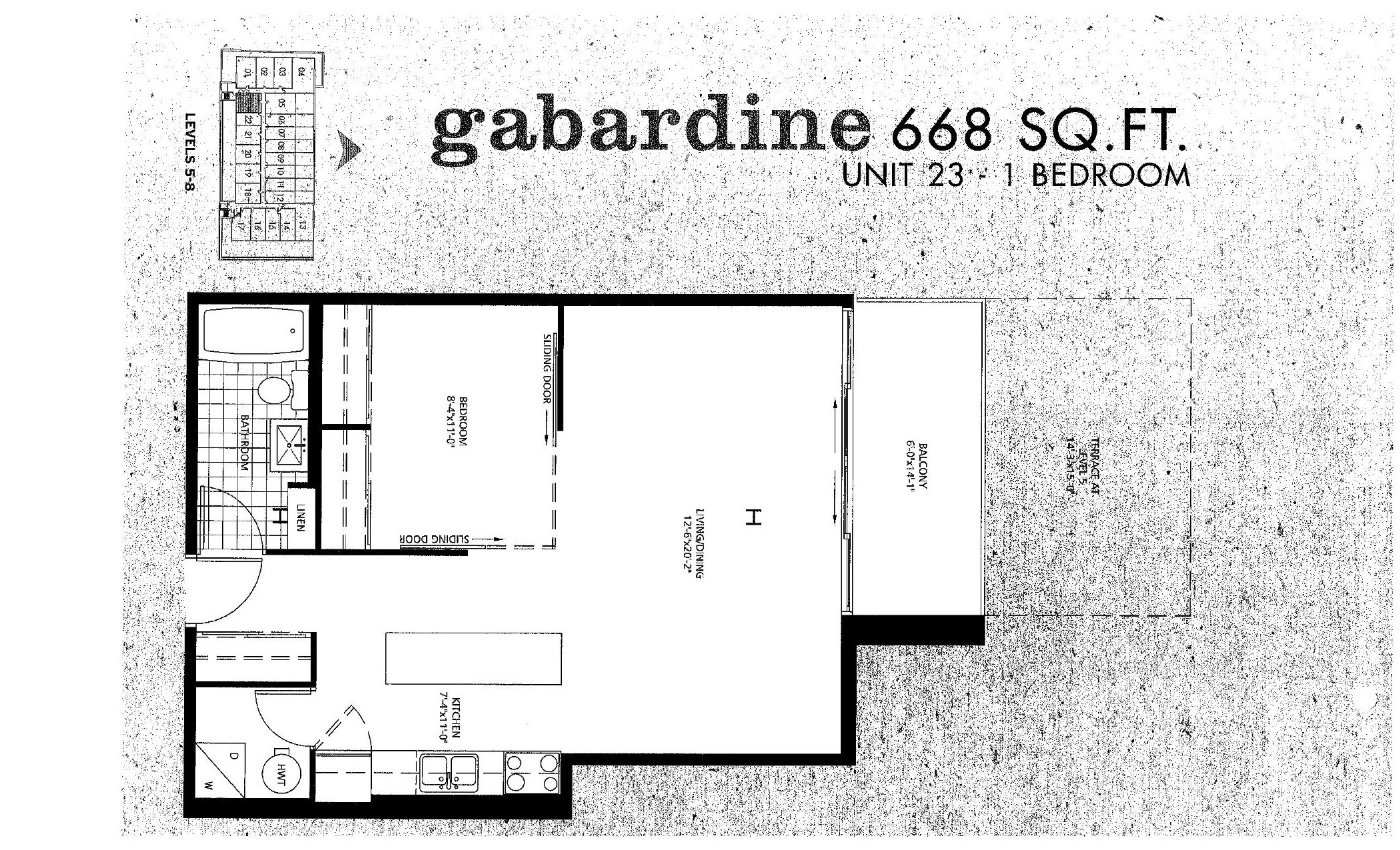gabardine floor plan