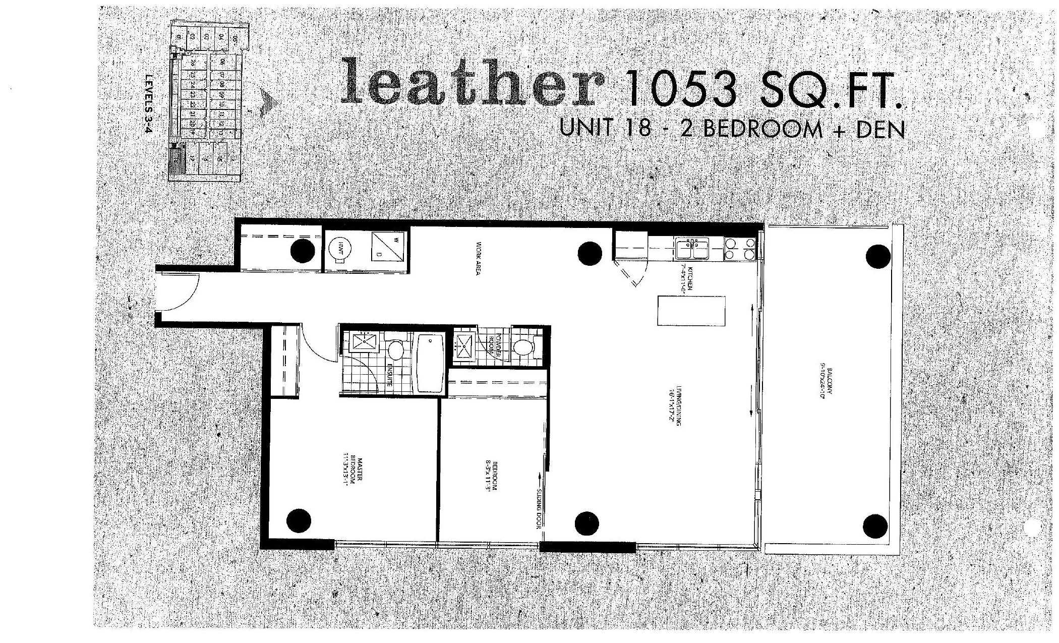 leather floor plan