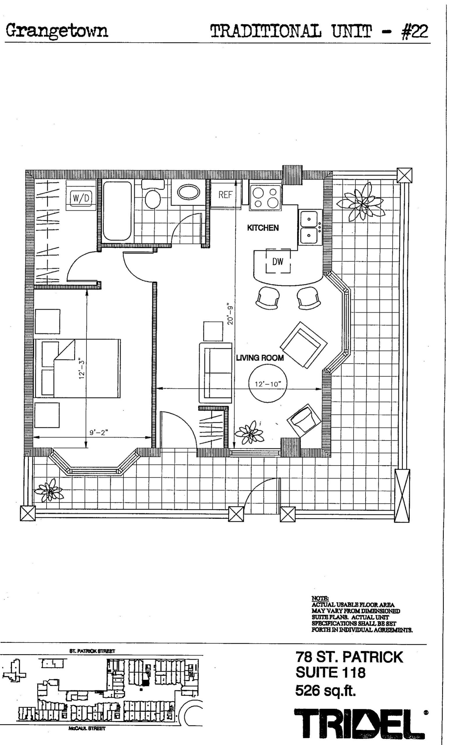 Suite 22 floor plan
