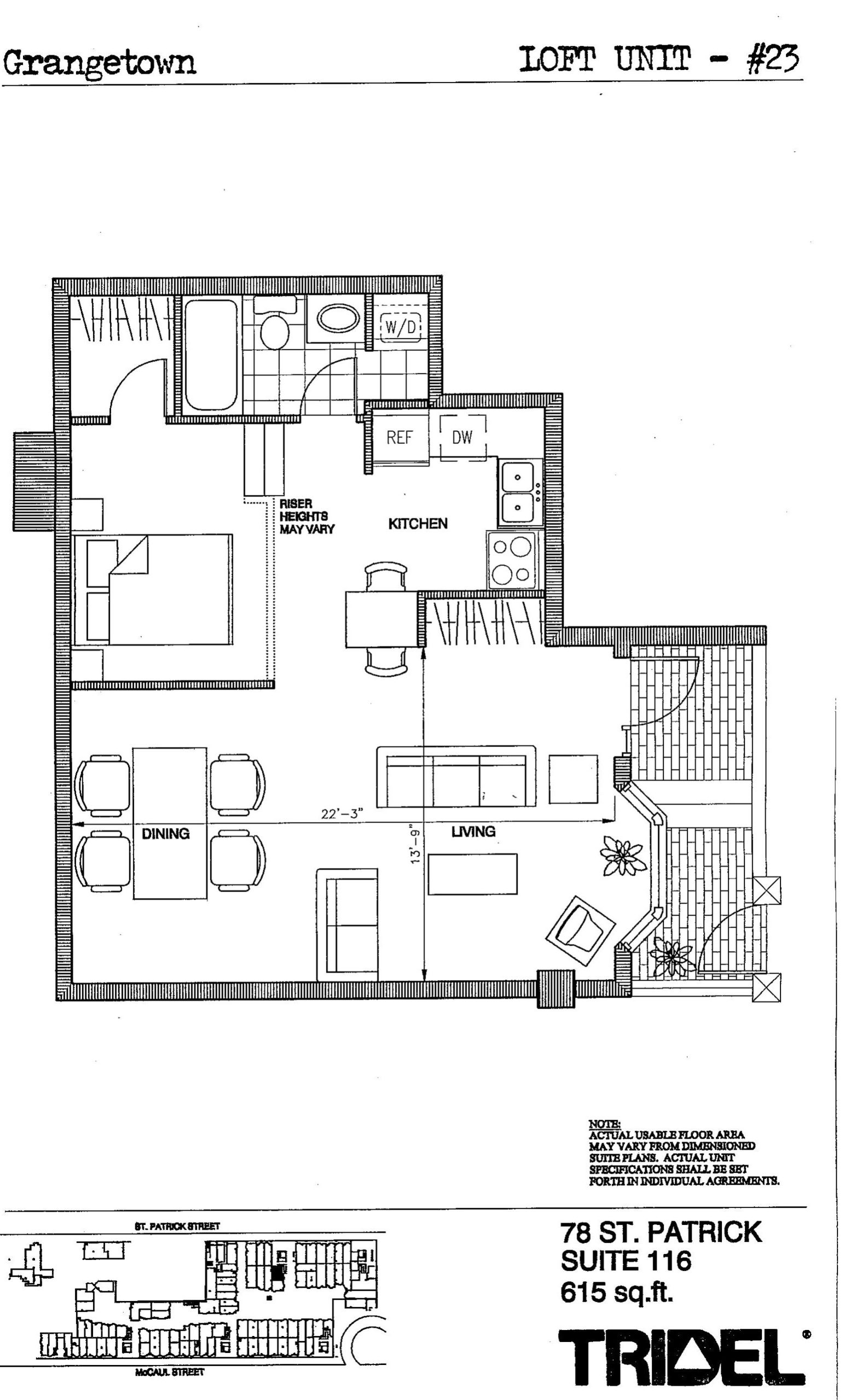 Suite 23 floor plan