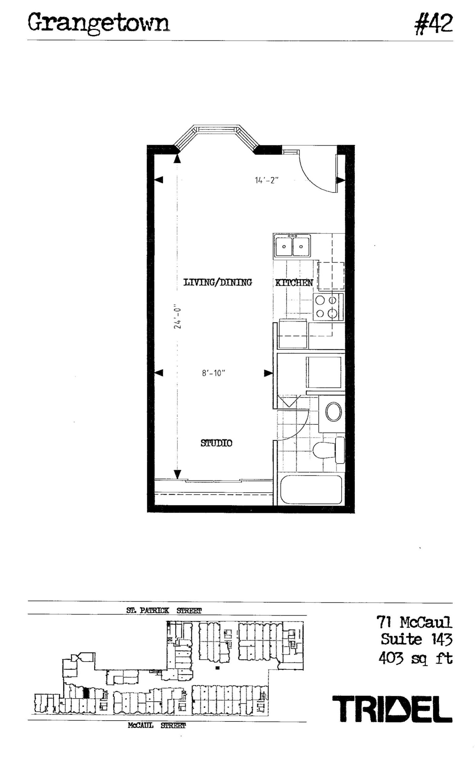 Suite 42 floor plan