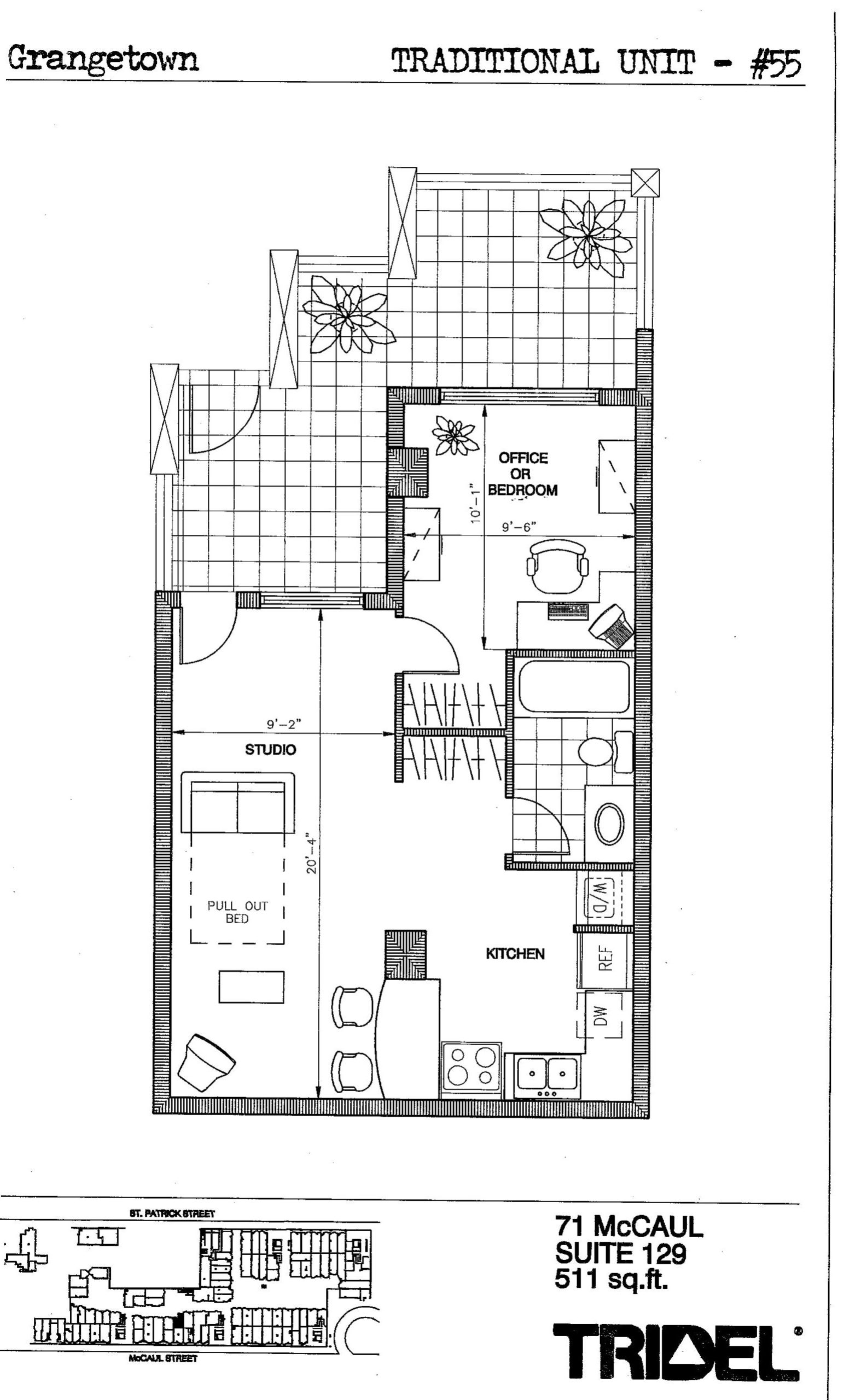 Suite 55 floor plan