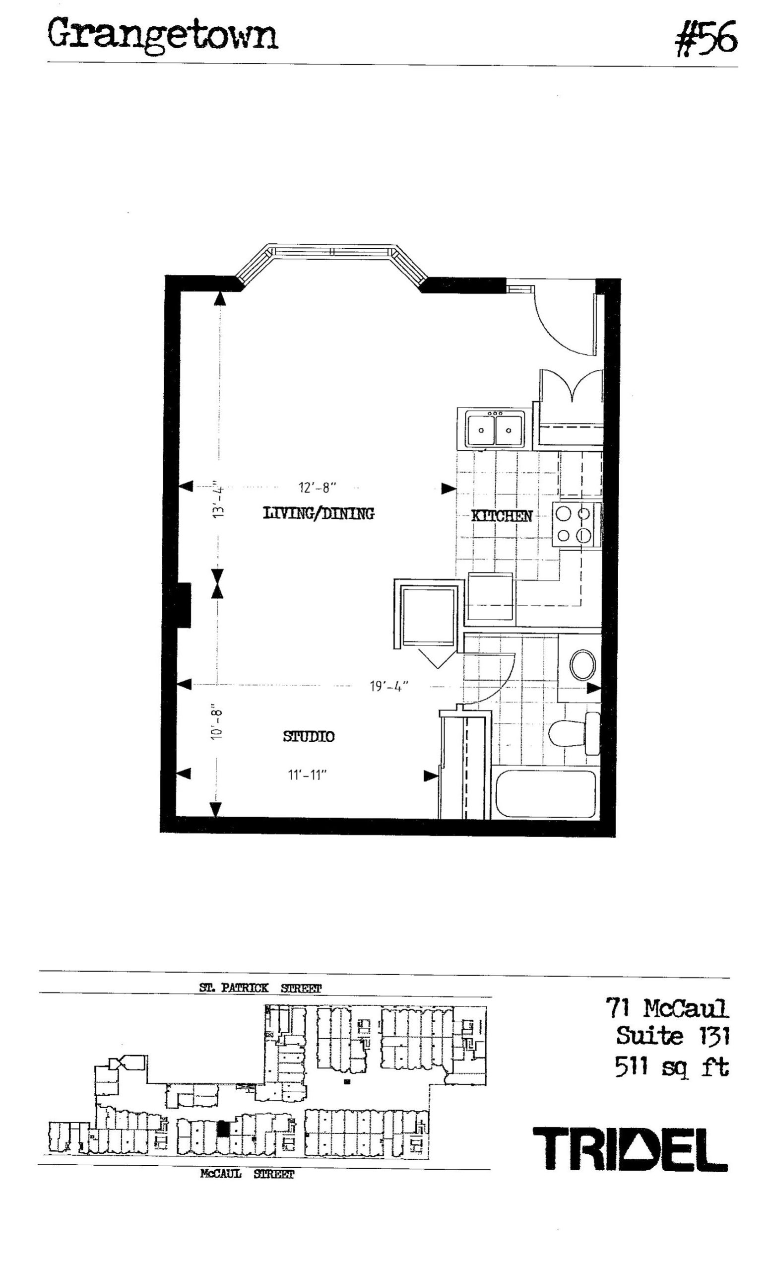Suite 56 floor plan