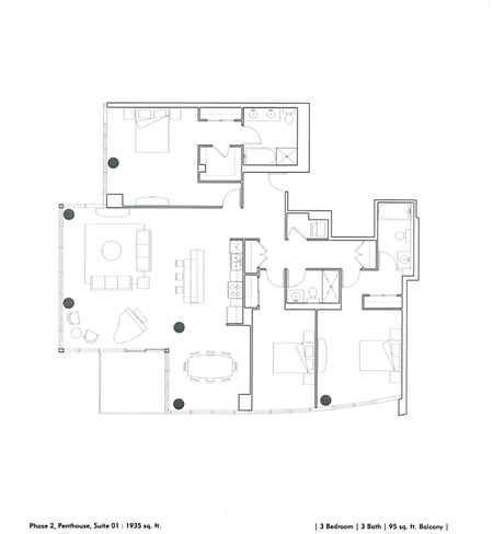 Penthouse Suite 01 floor plan