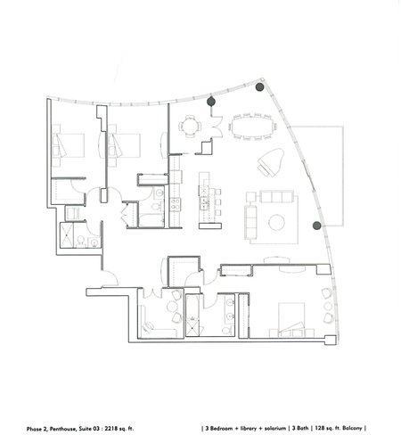 Penthouse Suite 03 floor plan