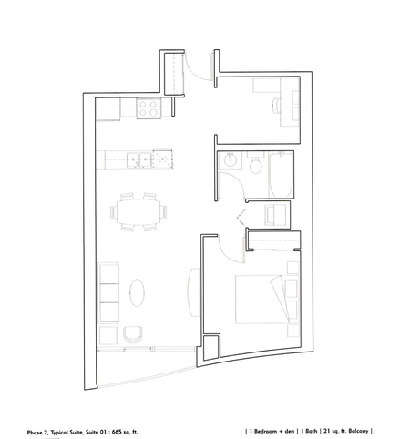 Suite 01 floor plan
