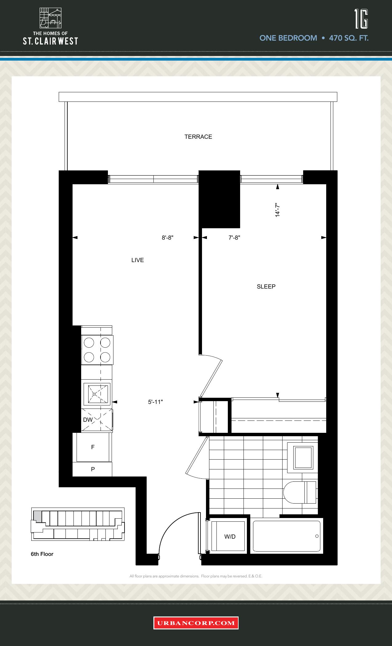 1G floor plan