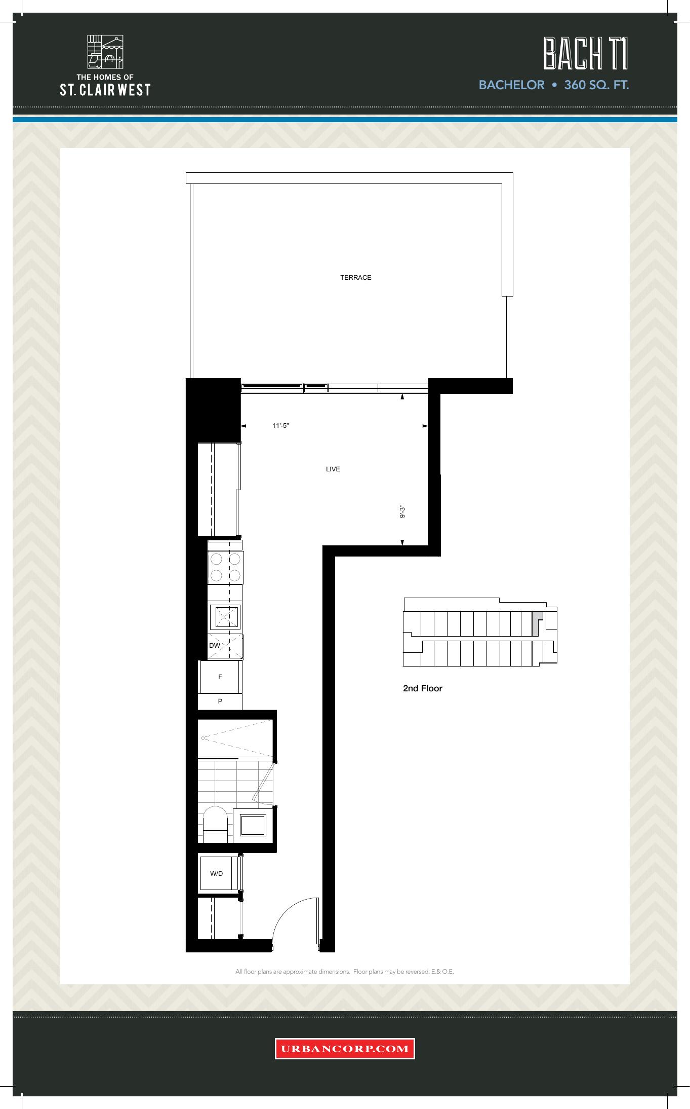 Bach T1 floor plan