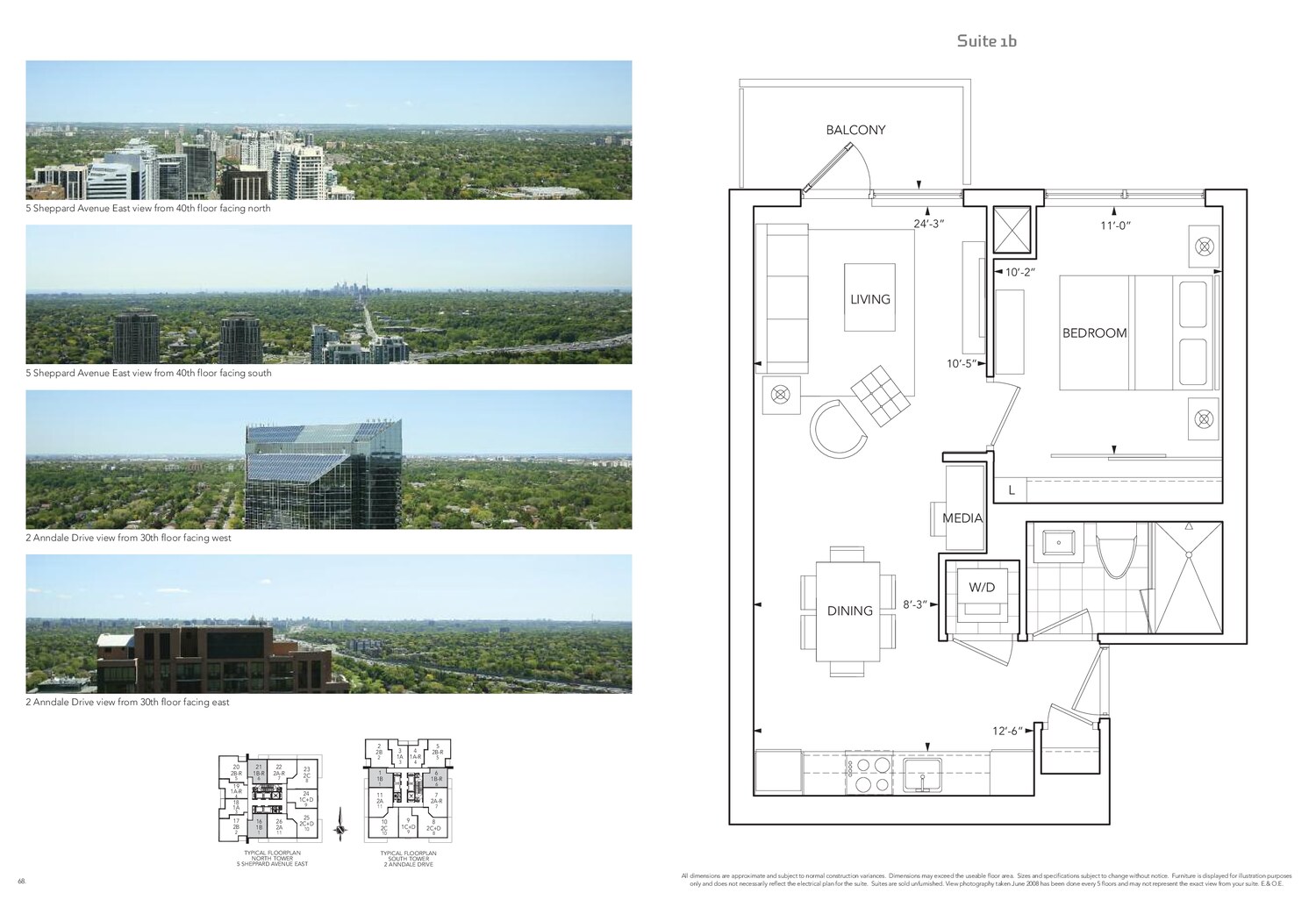 1B floor plan