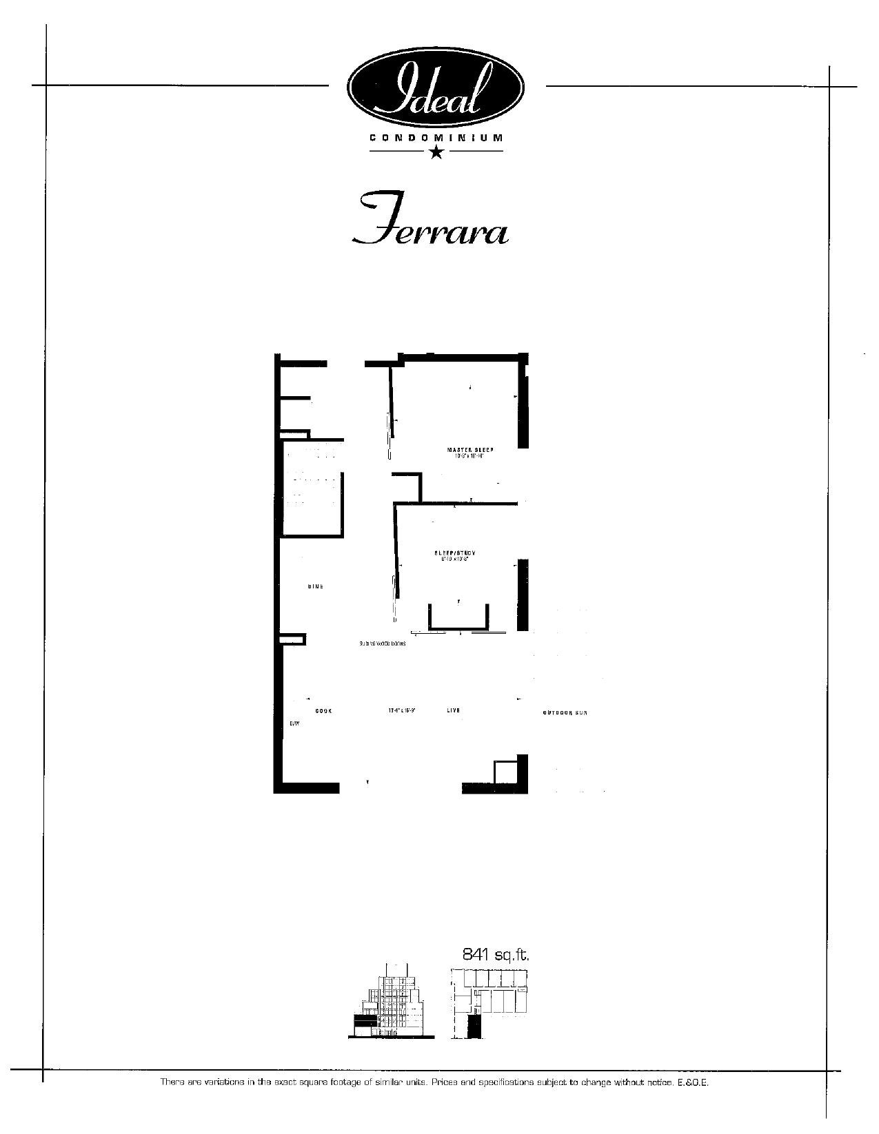 Ferrara floor plan