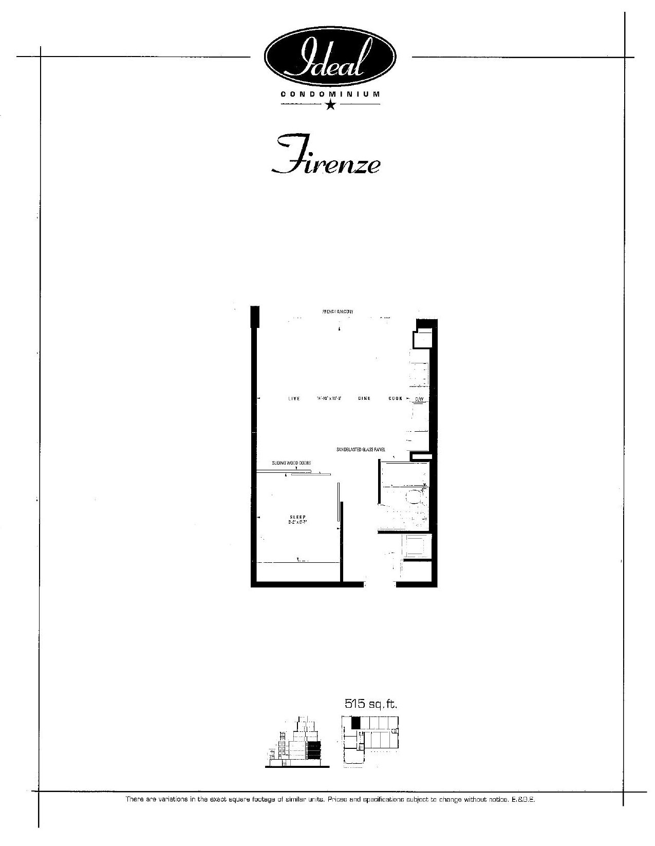 Firenze floor plan