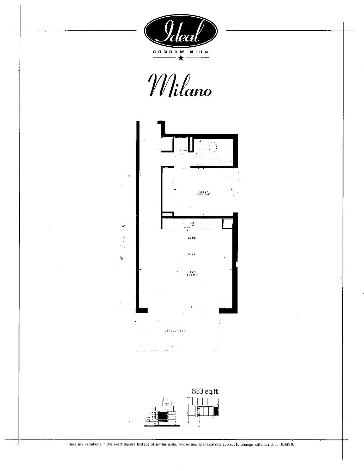Milano floor plan