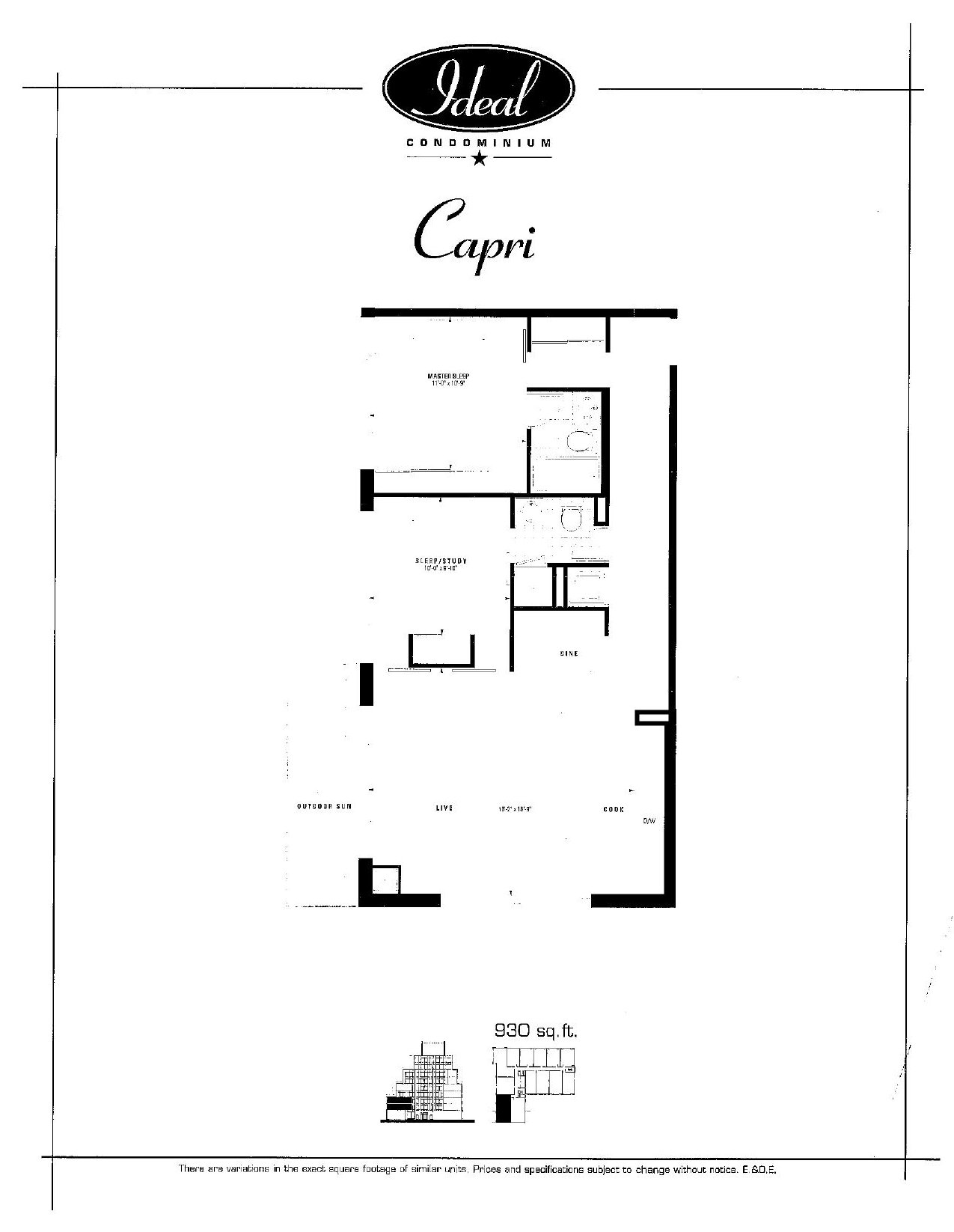 Venezia floor plan