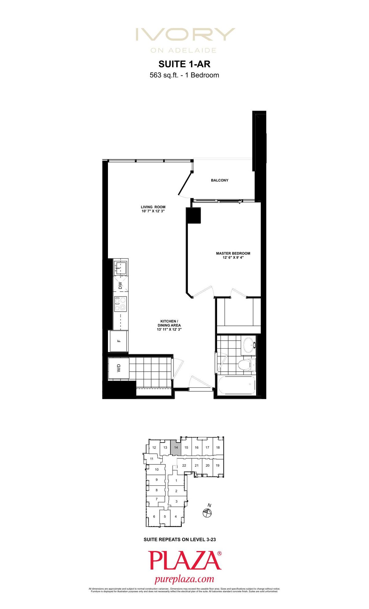 Suite 1-AR floor plan