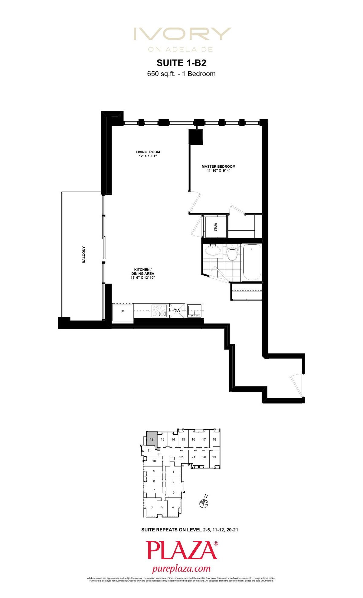 Suite 1-B2 floor plan