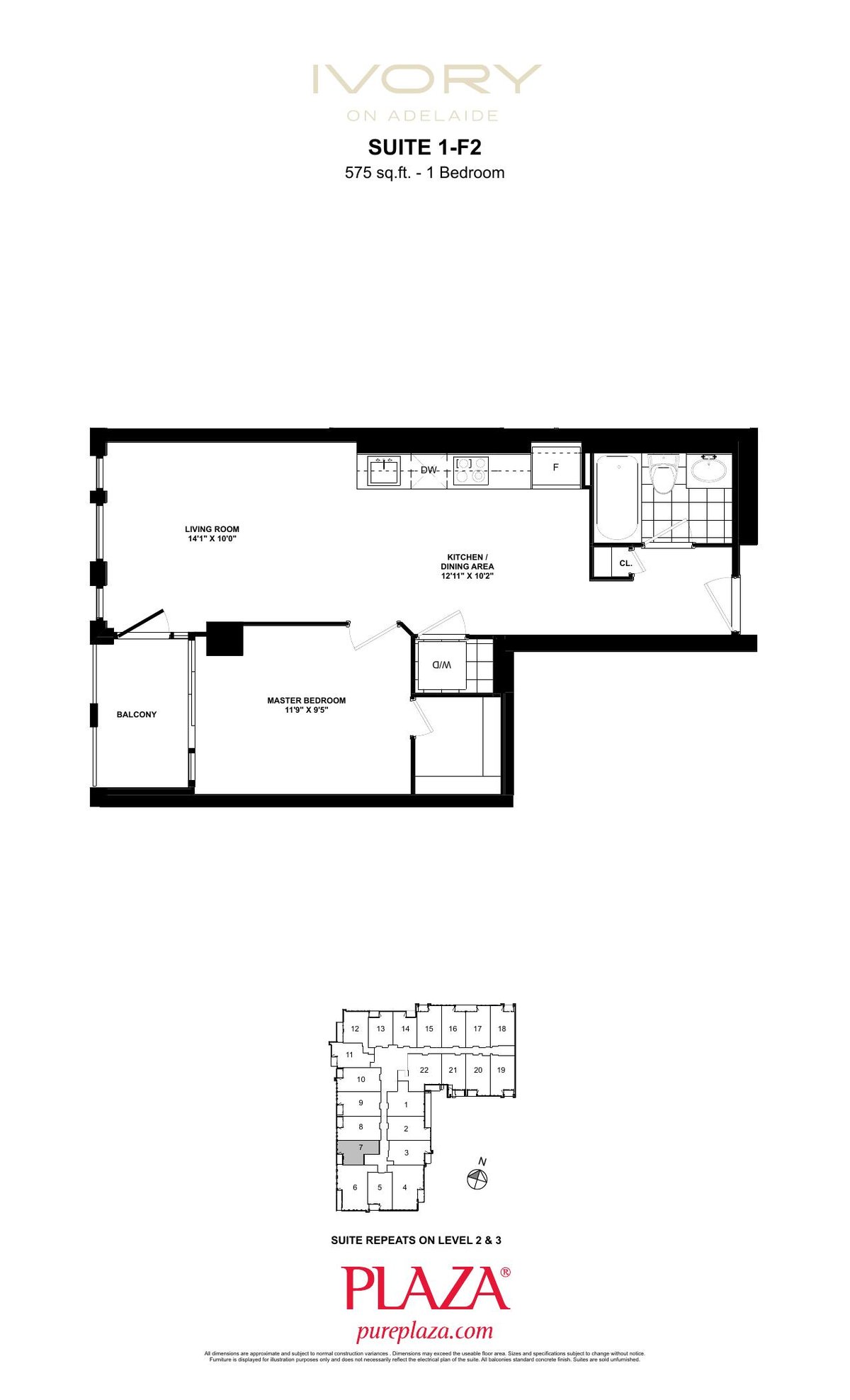 Suite 1-F2 floor plan